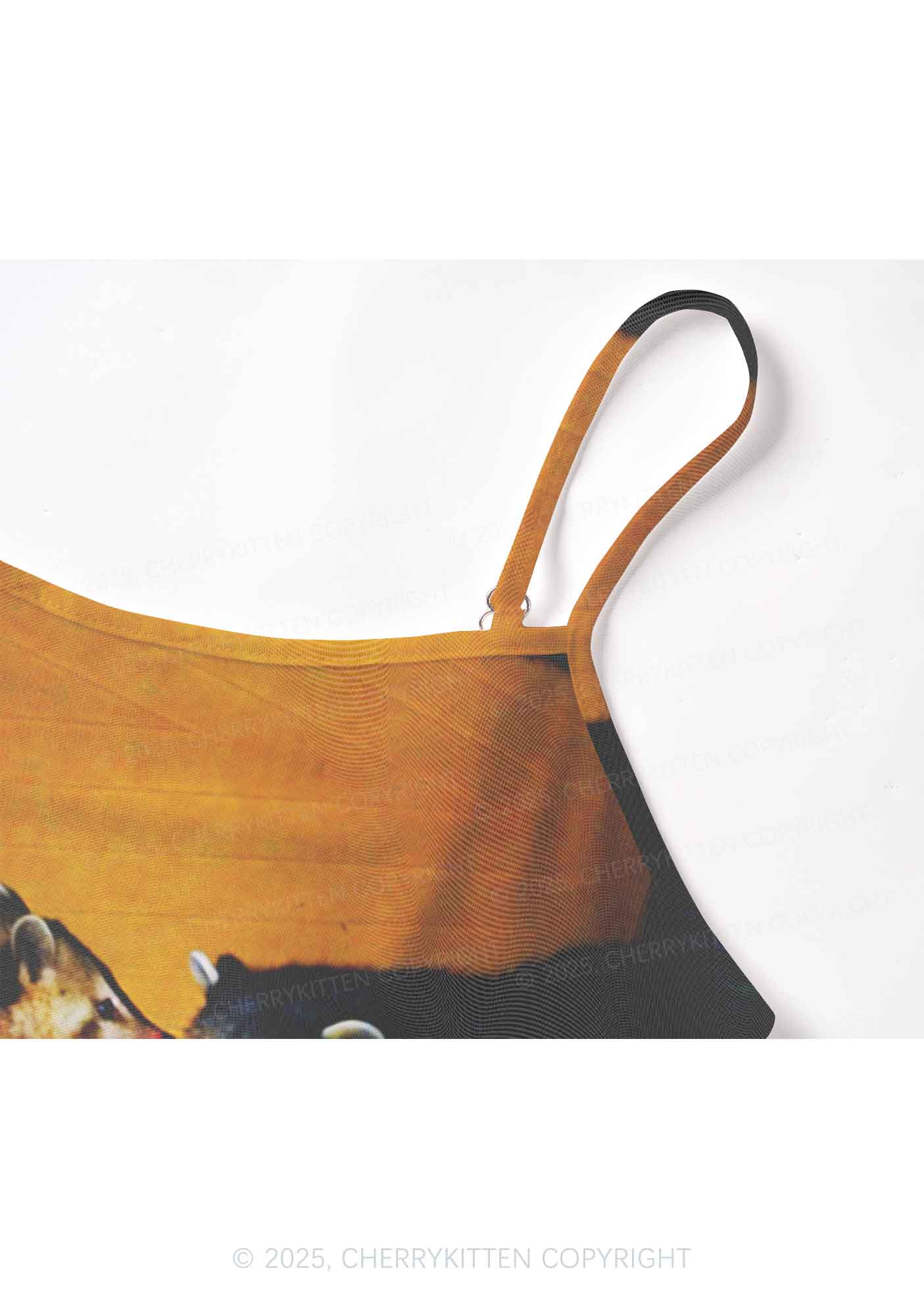 Raccoon Meal Y2K Mesh Cami Tank Cherrykitten
