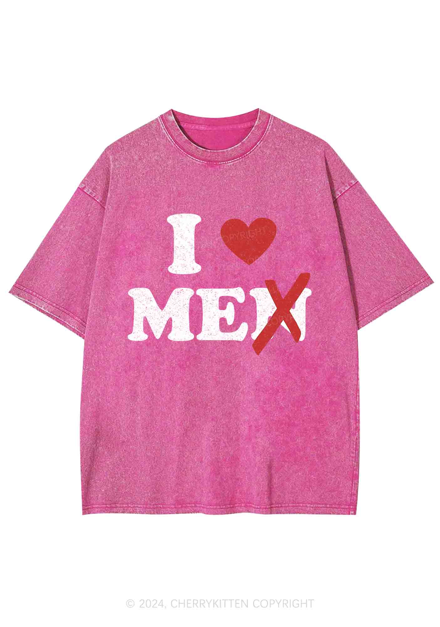 Love Me Not Men Y2K Washed Tee Cherrykitten
