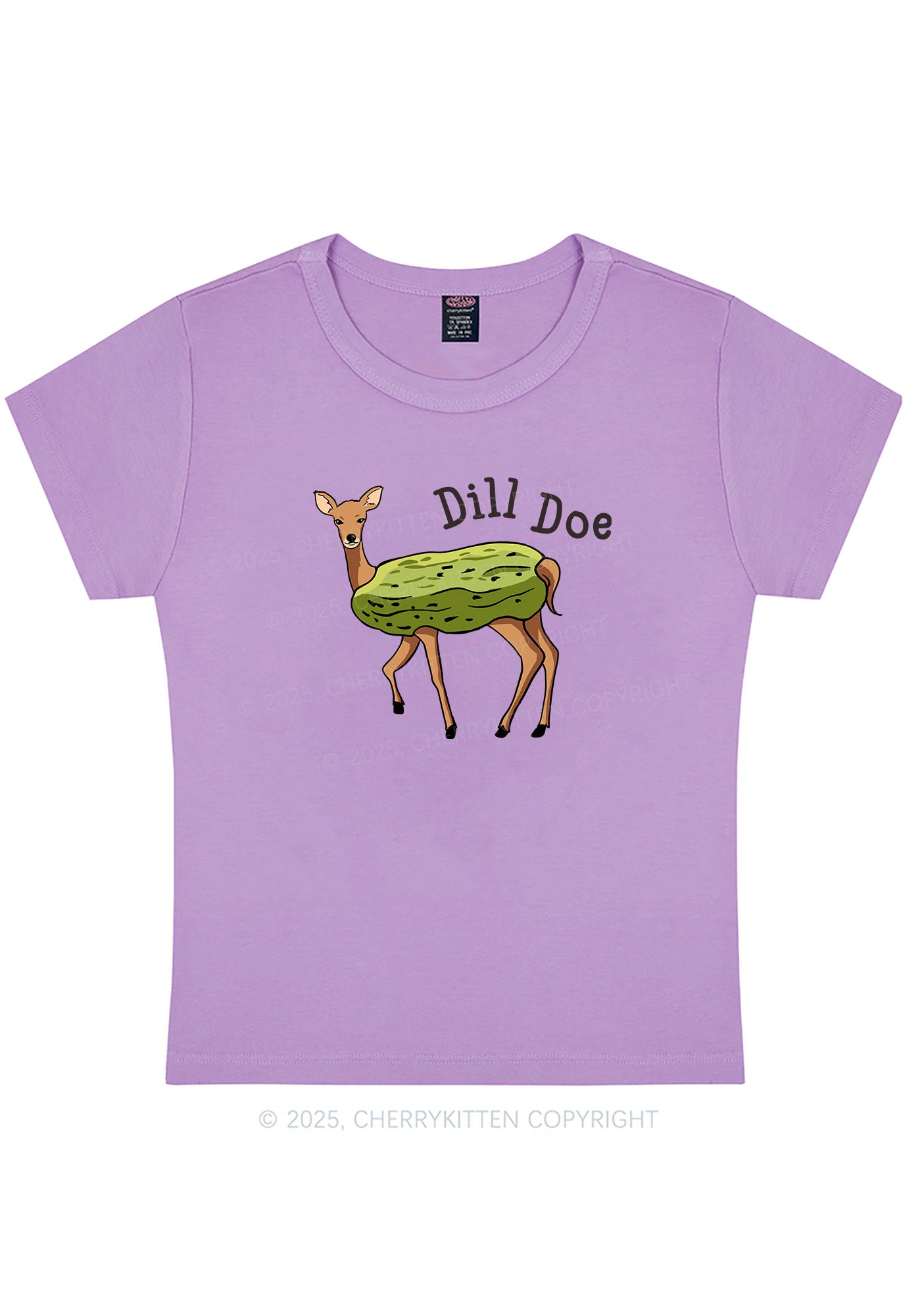 Dill Doe Y2K Baby Tee Cherrykitten