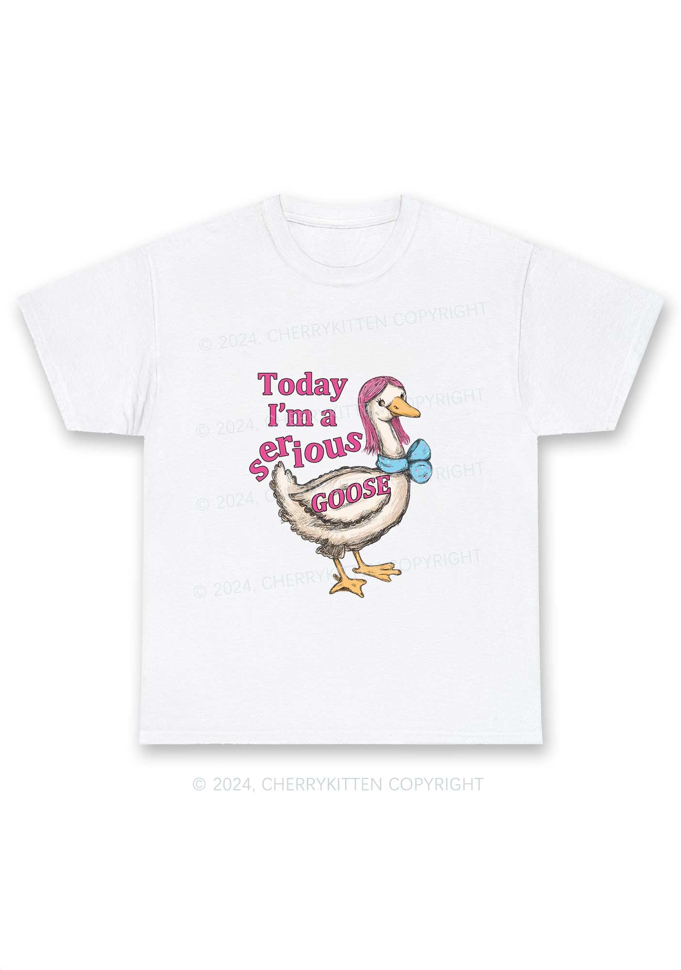 Serious Goose Y2K Chunky Shirt Cherrykitten