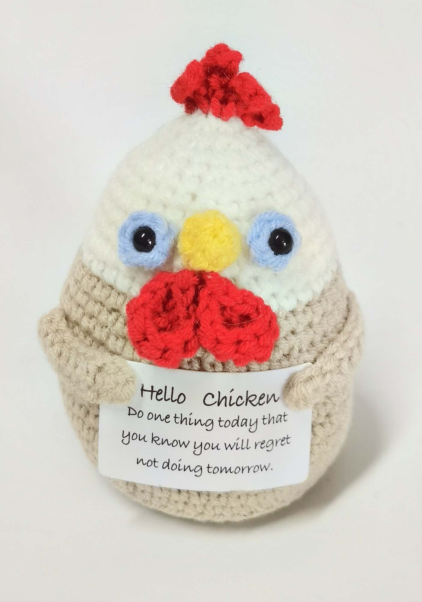 Positive Potato Y2K Handmade Crochet Pendant Cherrykitten