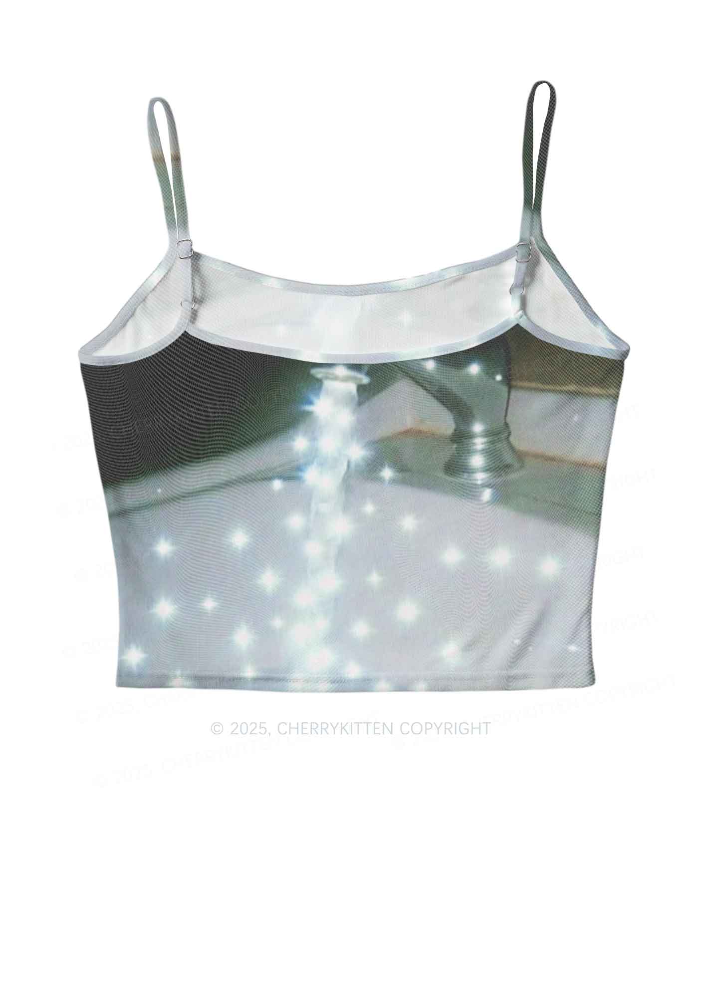 Starry Stream Y2K Mesh Cami Tank Cherrykitten