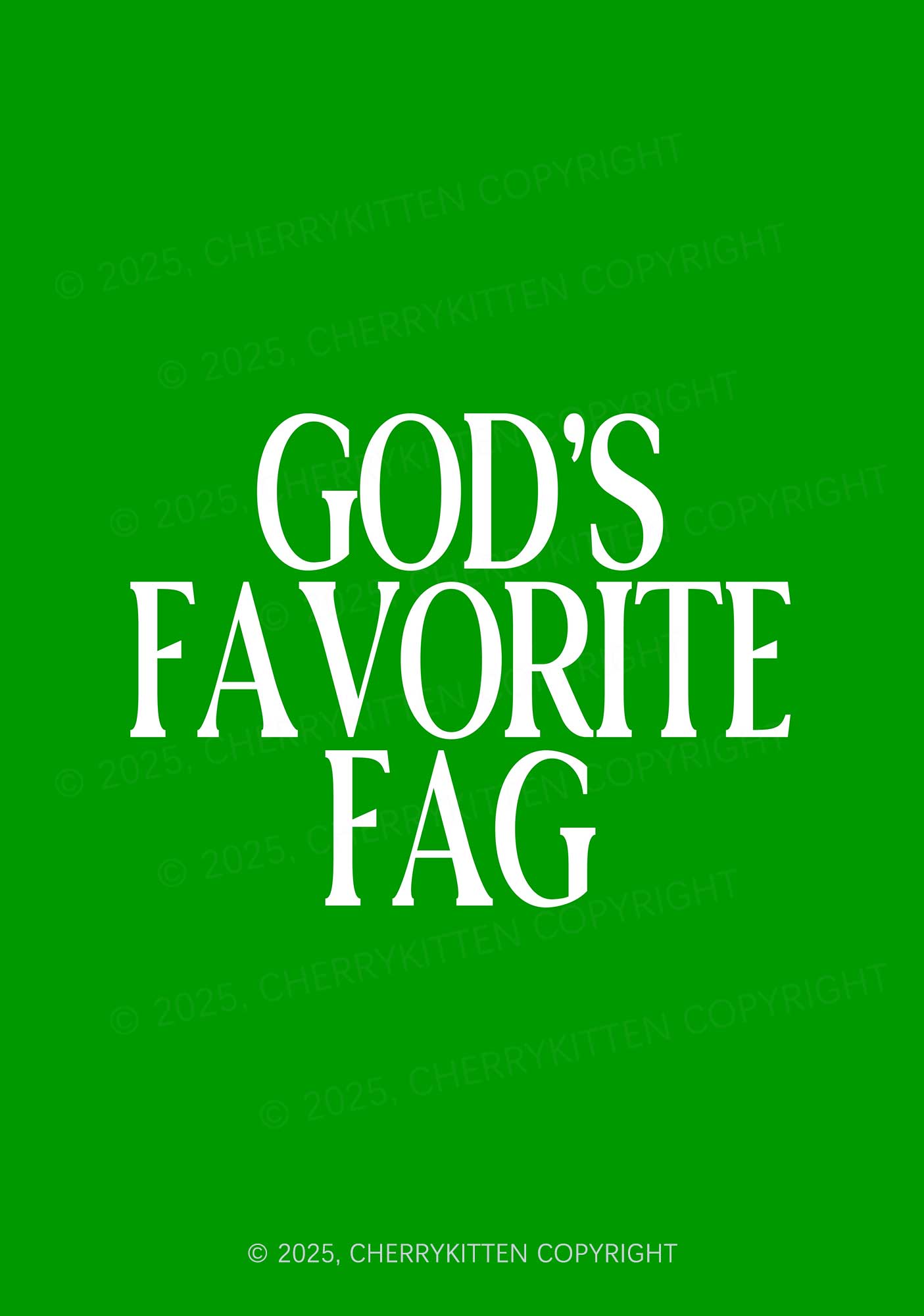 Gods Favorite Fag Pride 1Pc Y2K Pin Badge Cherrykitten