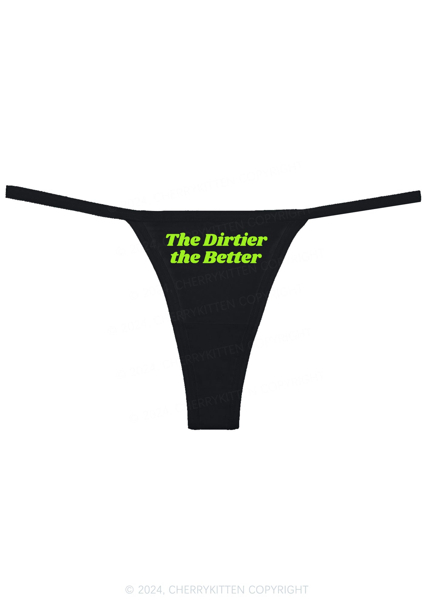 The Dirtier The Better Y2K Flat String Thong Cherrykitten
