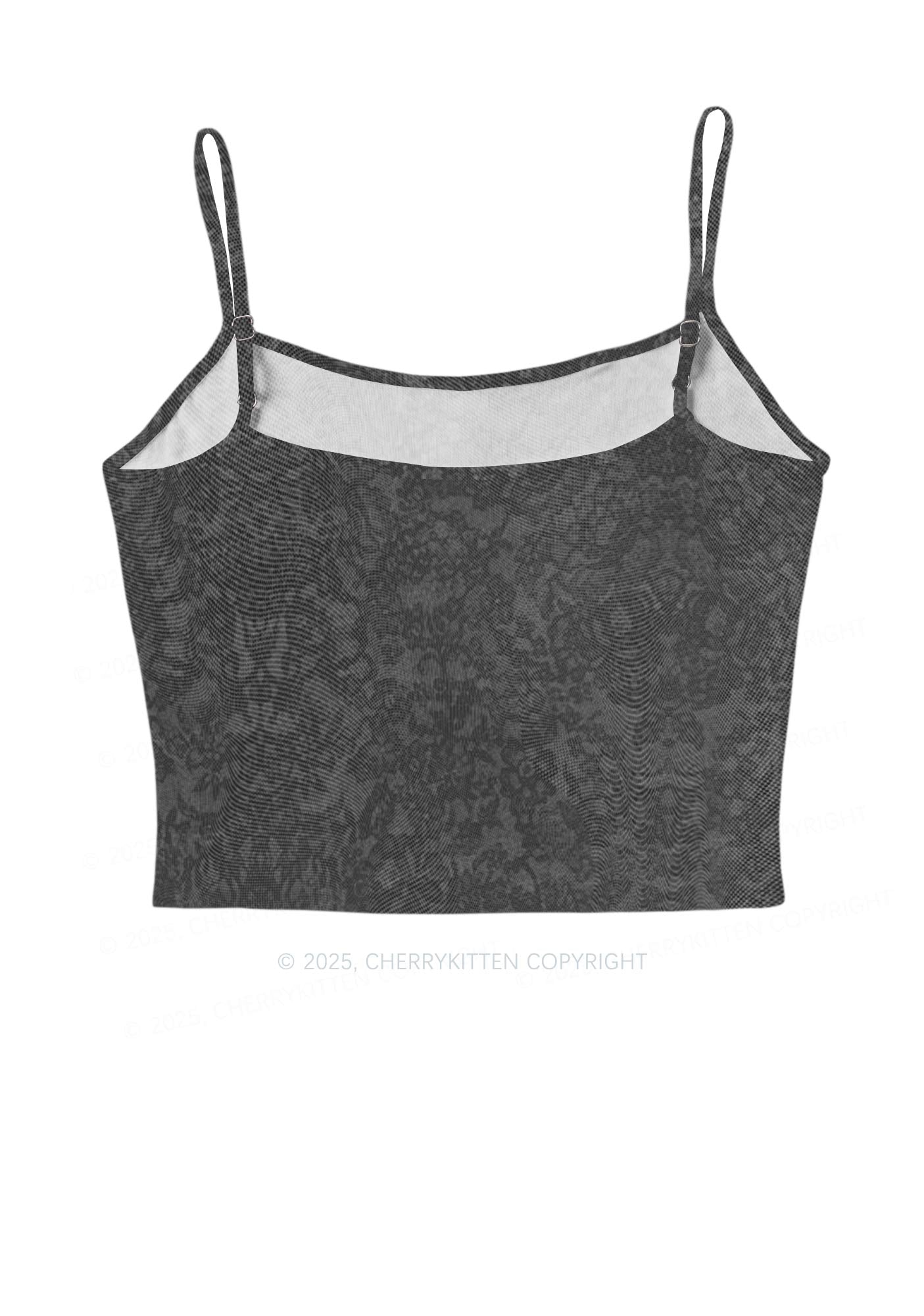 Skeleton Hand Txts Y2K Mesh Cami Tank Cherrykitten