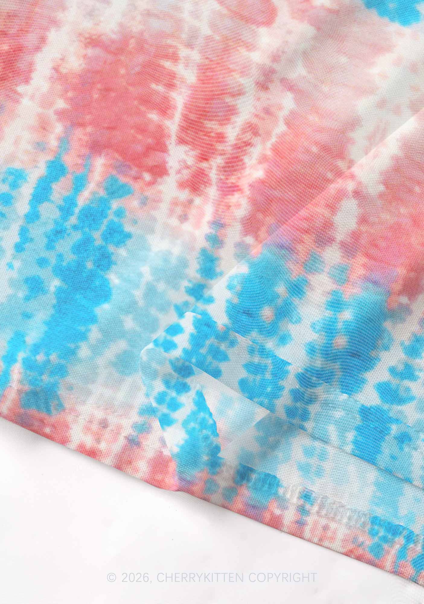 Tie Dye Trans Pride Y2K Mesh Cami Tank Cherrykitten