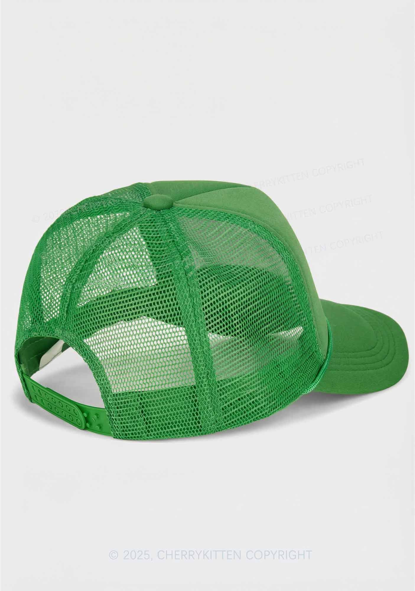 Glitter The Irish Love Me St Patricks Y2K Trucker Hat Cherrykitten