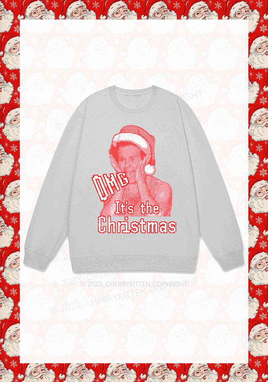 OMG It's The Christmas Y2K Sweatshirt Cherrykitten