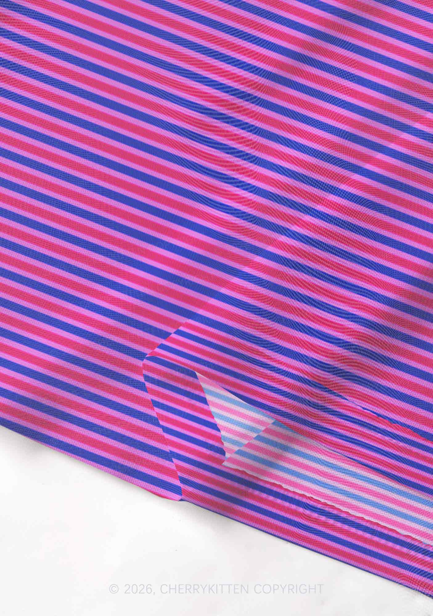Bisexual Stripes Pride Y2K Mesh Cami Tank Cherrykitten