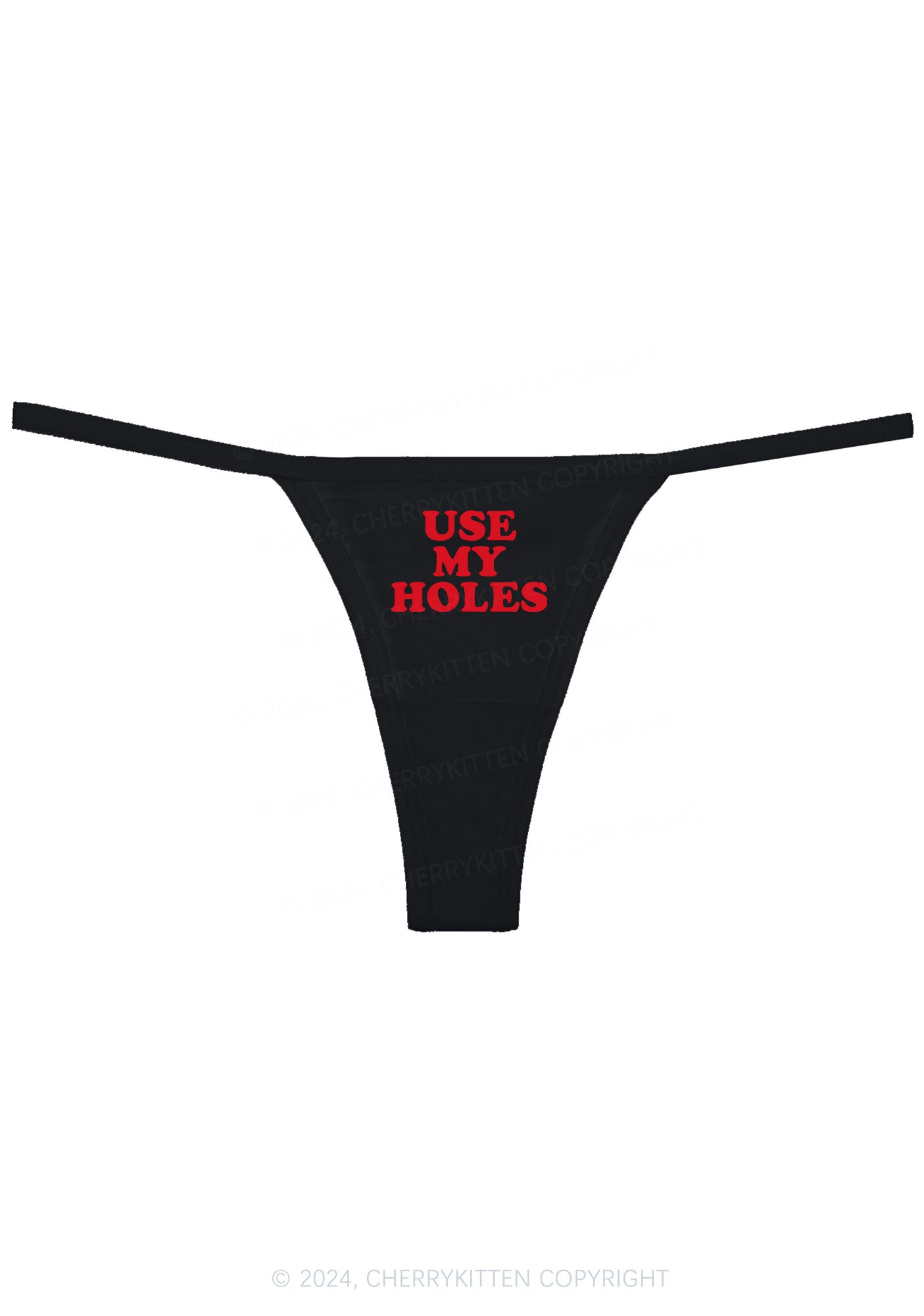 Use My Holes Y2K Flat String Thong Cherrykitten