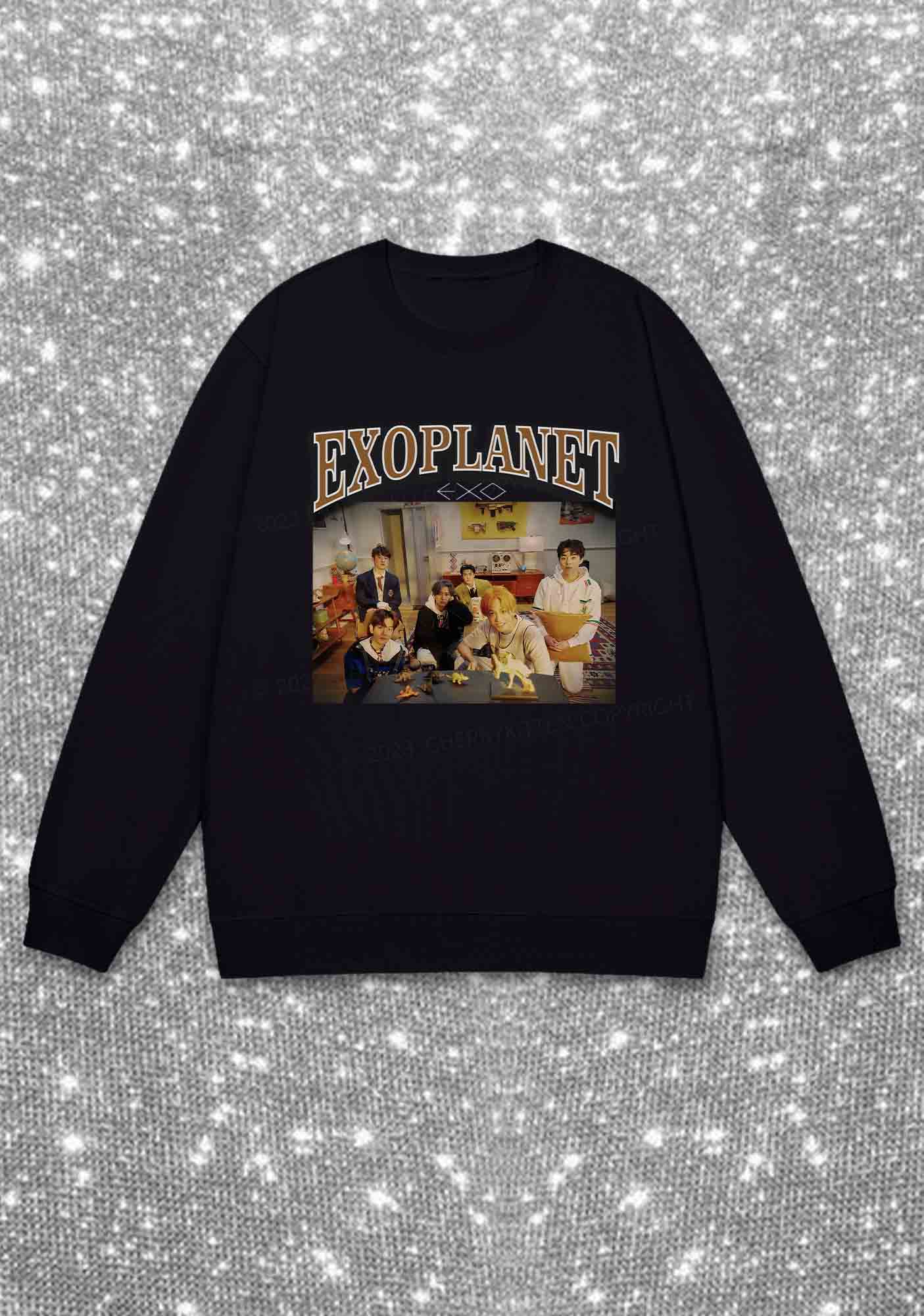 Exoplanet Kpop Y2K Sweatshirt Cherrykitten