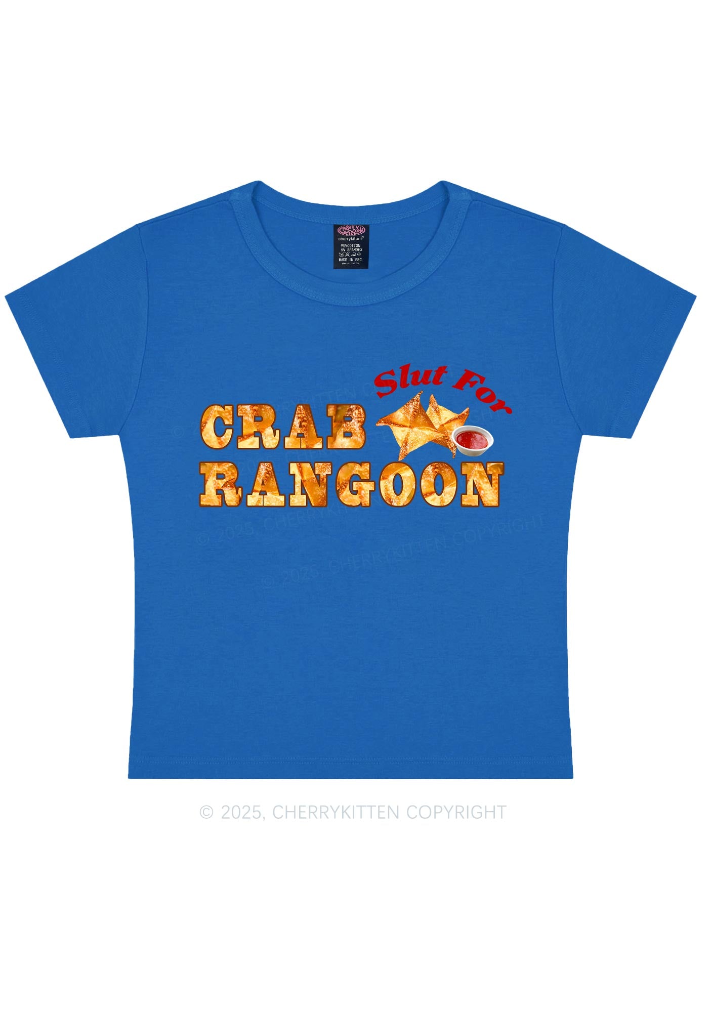 Slxt For Carb Rangoon Y2K Baby Tee Cherrykitten