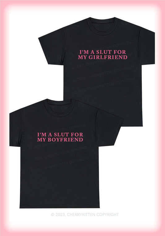 Slxt For My BF&GF Y2K Valentine's Day Chunky Shirt Cherrykitten
