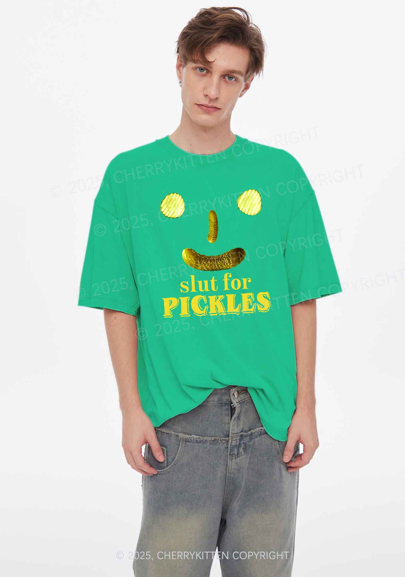 Slxt For Pickles Y2K Shirts Washed Tee Cherrykitten