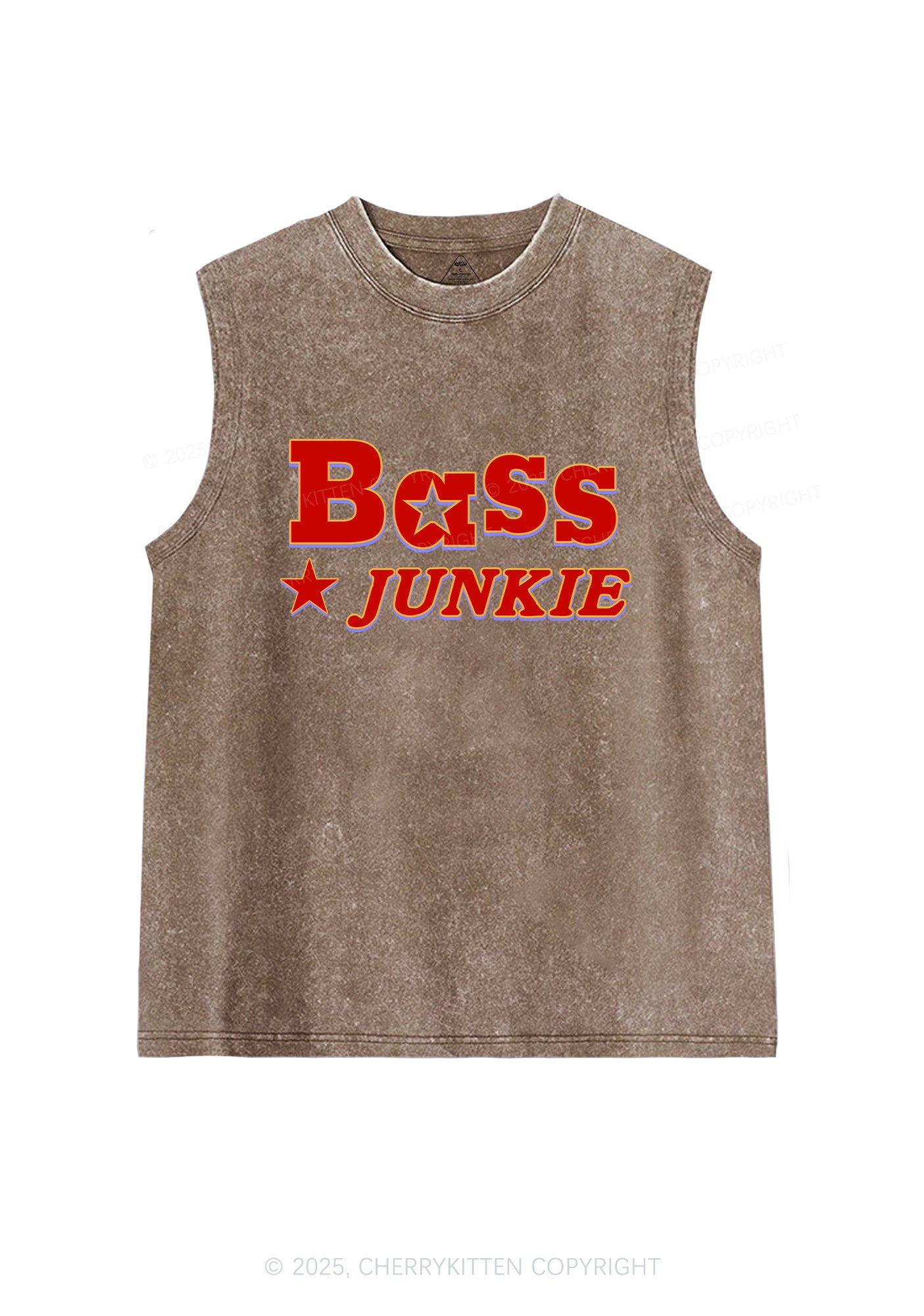 Bass Jxxkie Y2K Washed Muscle Tank Cherrykitten