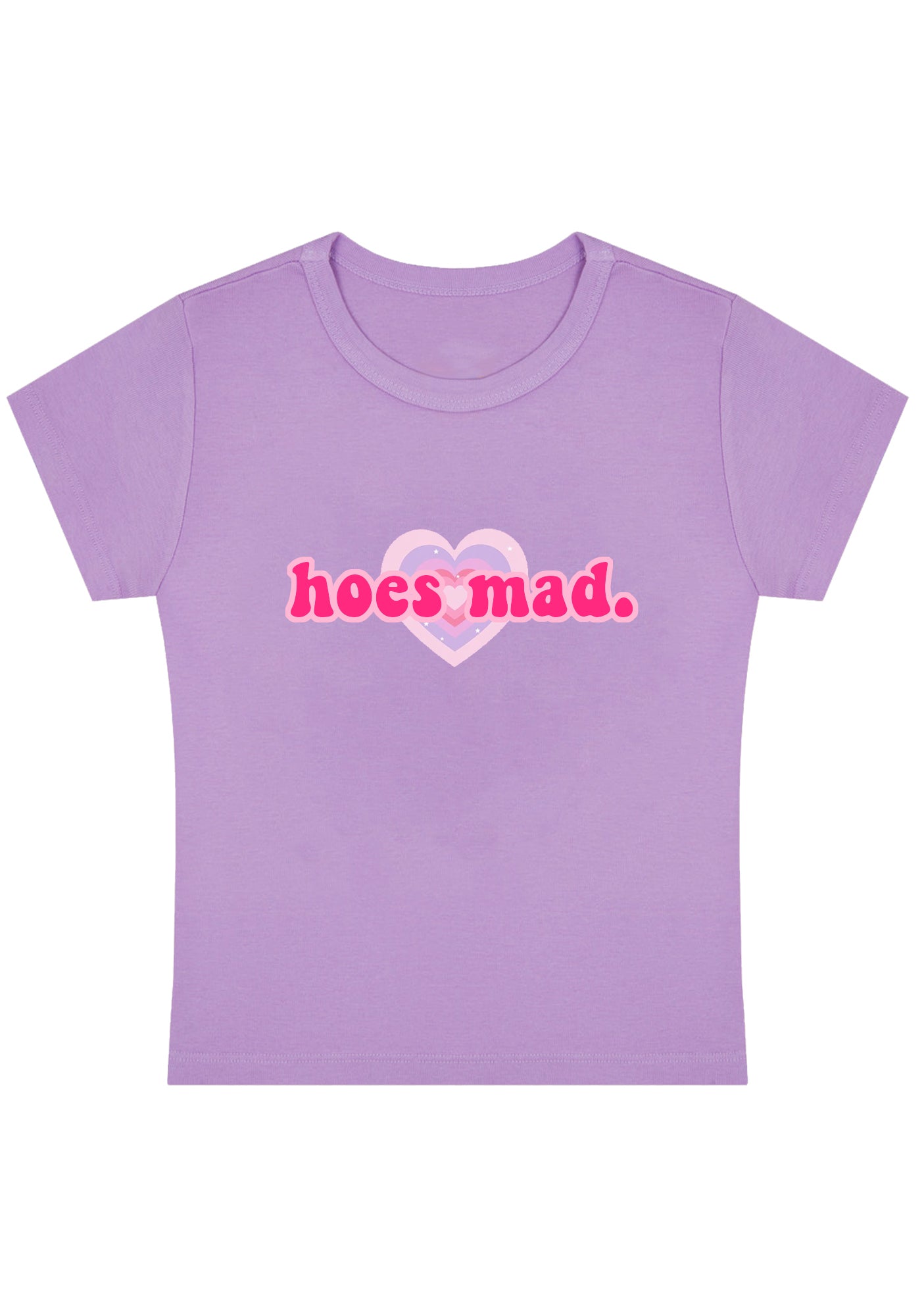 Curvy Hoes Mad Heart Baby Tee
