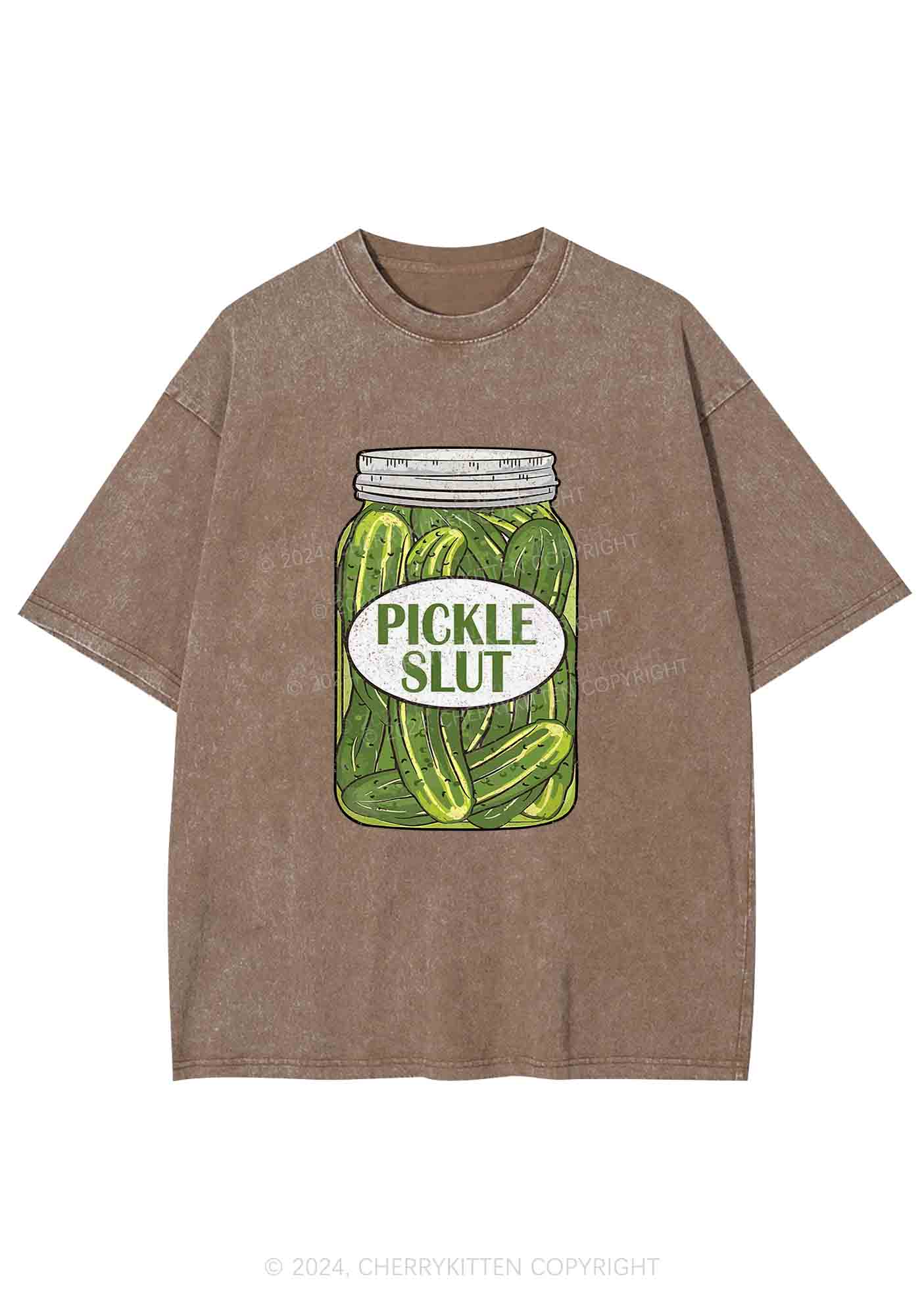 Pickle Slxt Y2K Washed Tee Cherrykitten