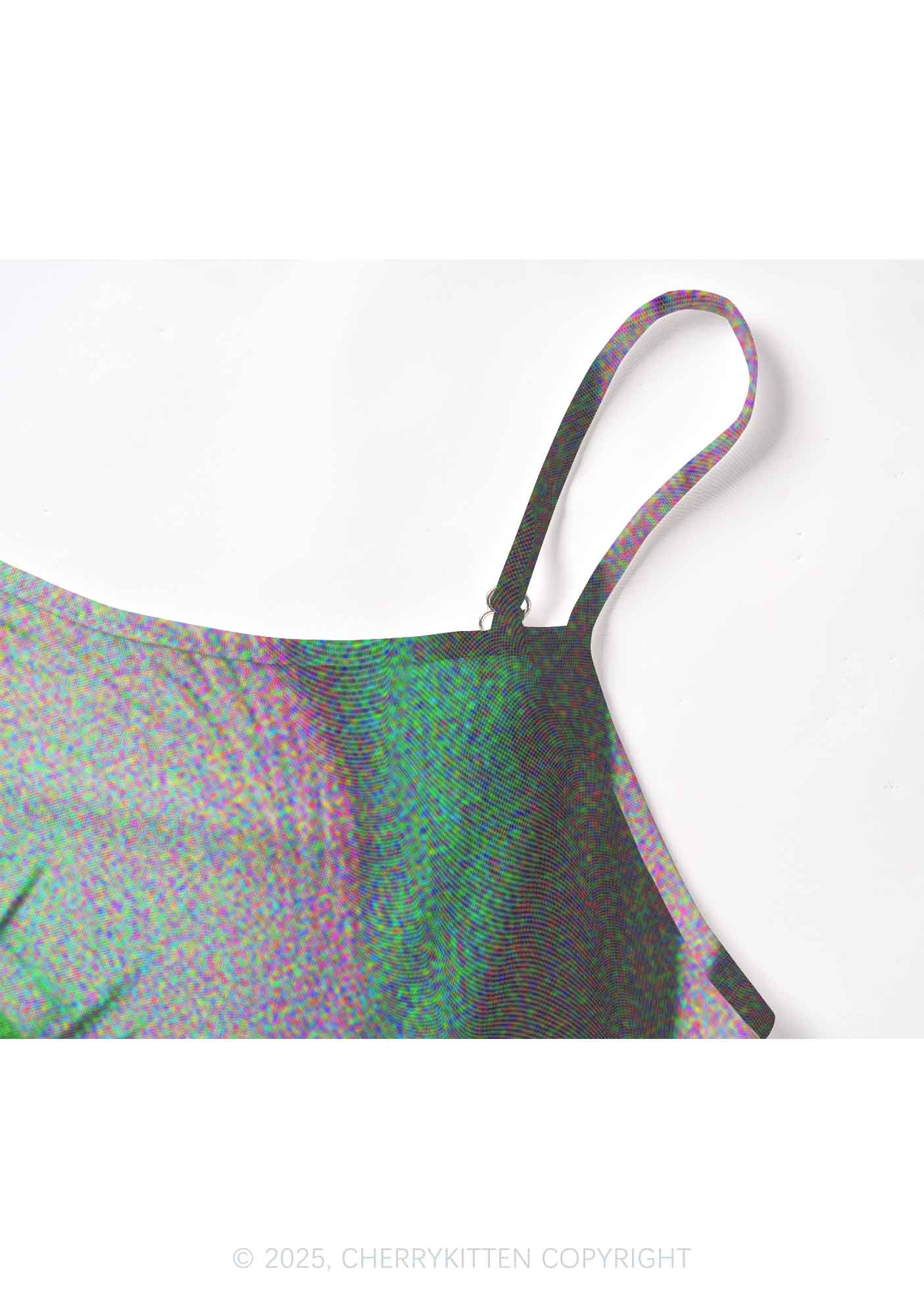 Halloween Cry Eye Y2K Mesh Cami Tank Cherrykitten