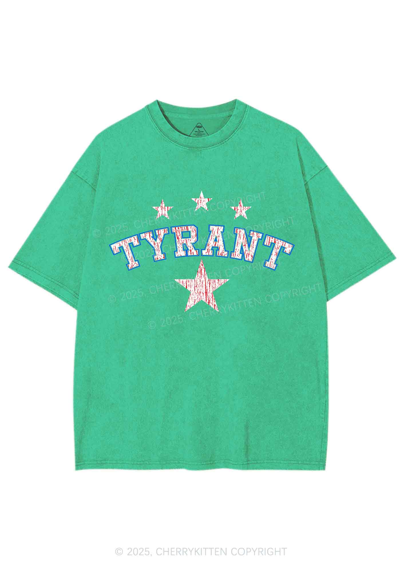 Tyrant Y2K Shirts Washed Tee Cherrykitten