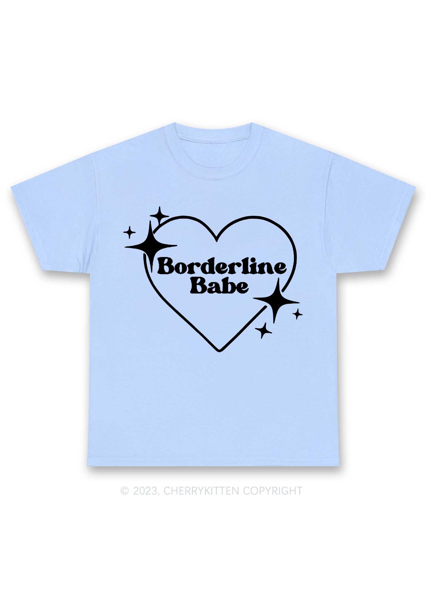 Borderline Personality Babe Y2K Chunky Shirt Cherrykitten