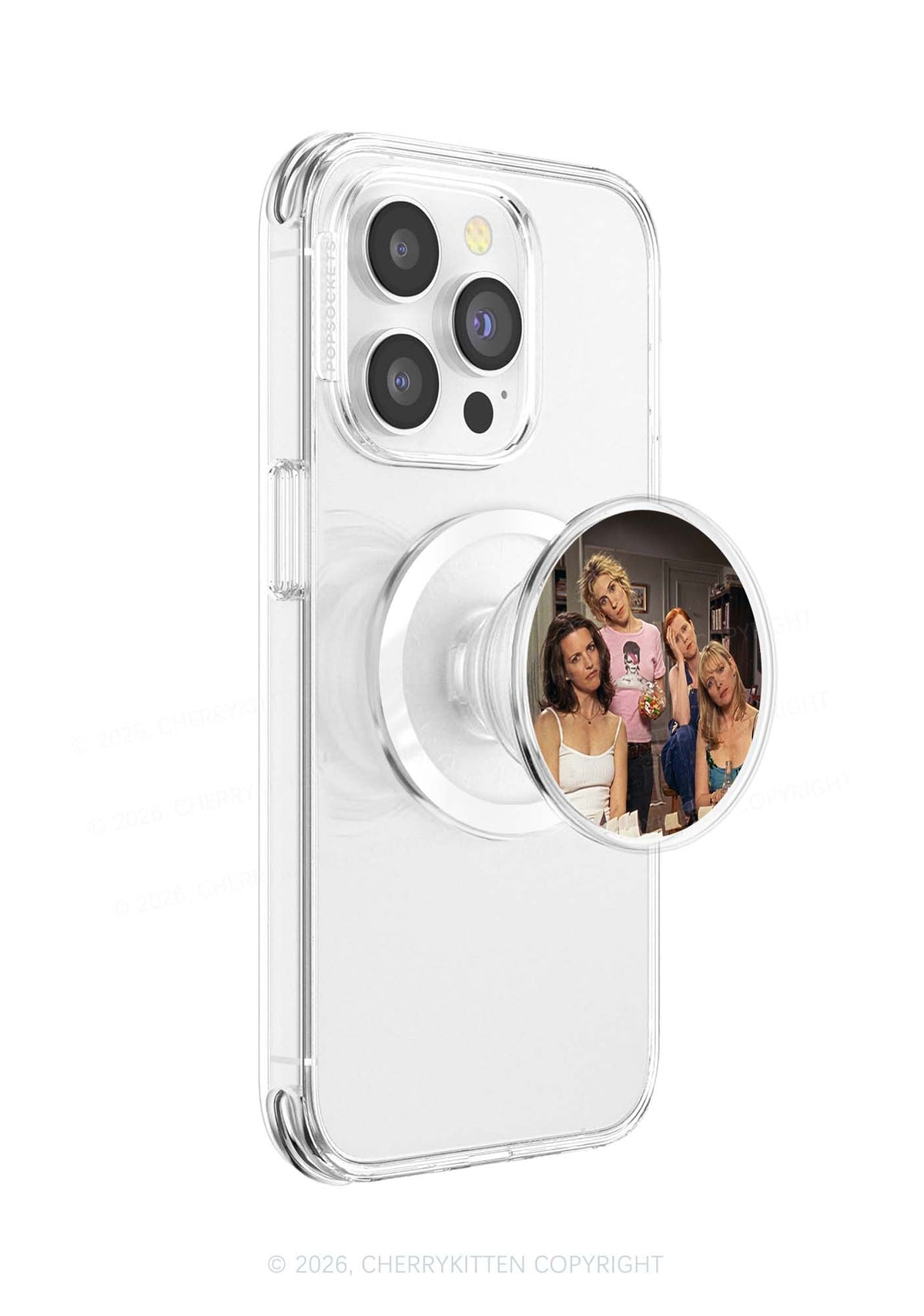 Girl Puzzled Y2K Magnetic Phone Grip Holder Cherrykitten
