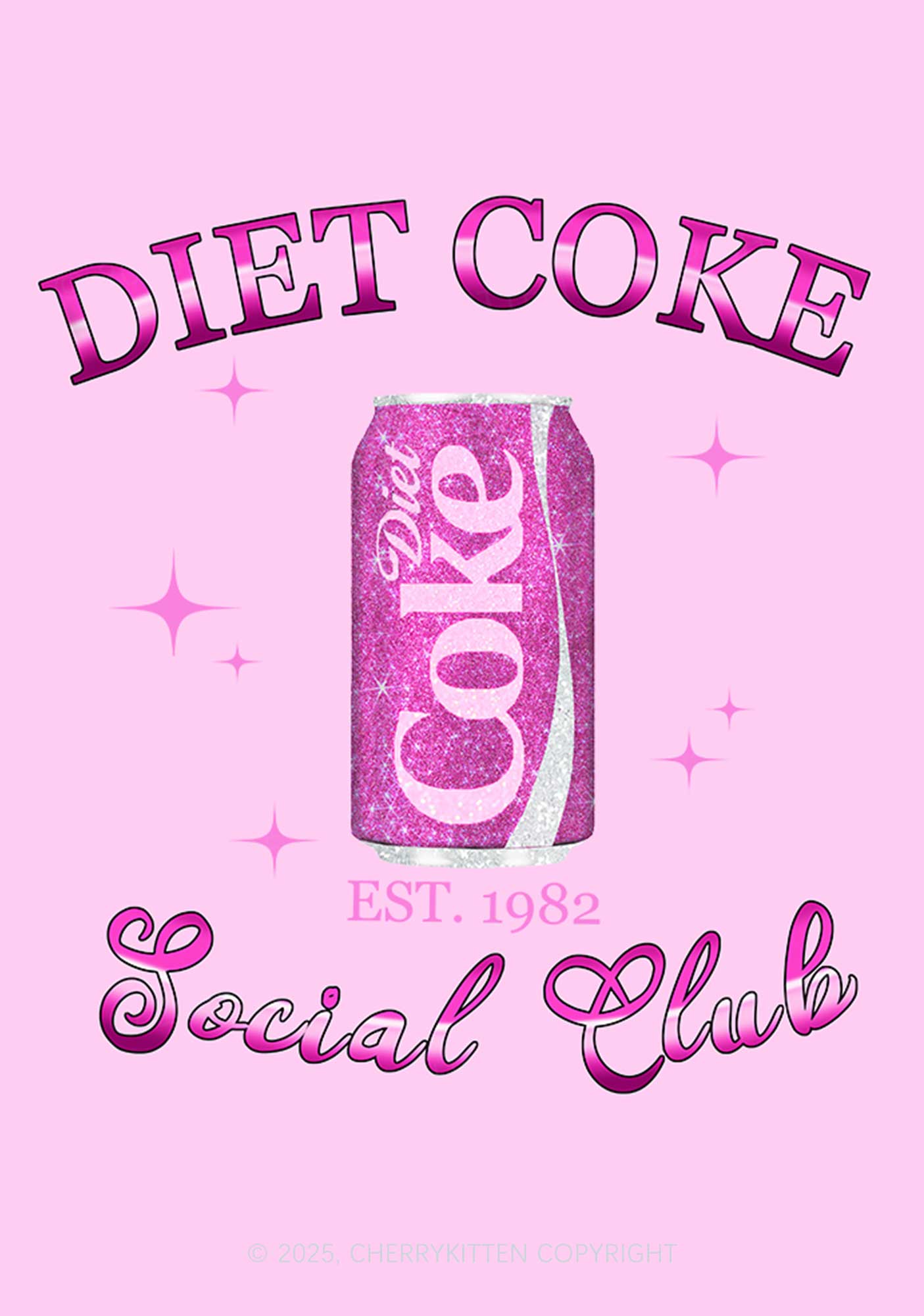 Diet Coke Social Club 1Pc Y2K Pin Badge Cherrykitten