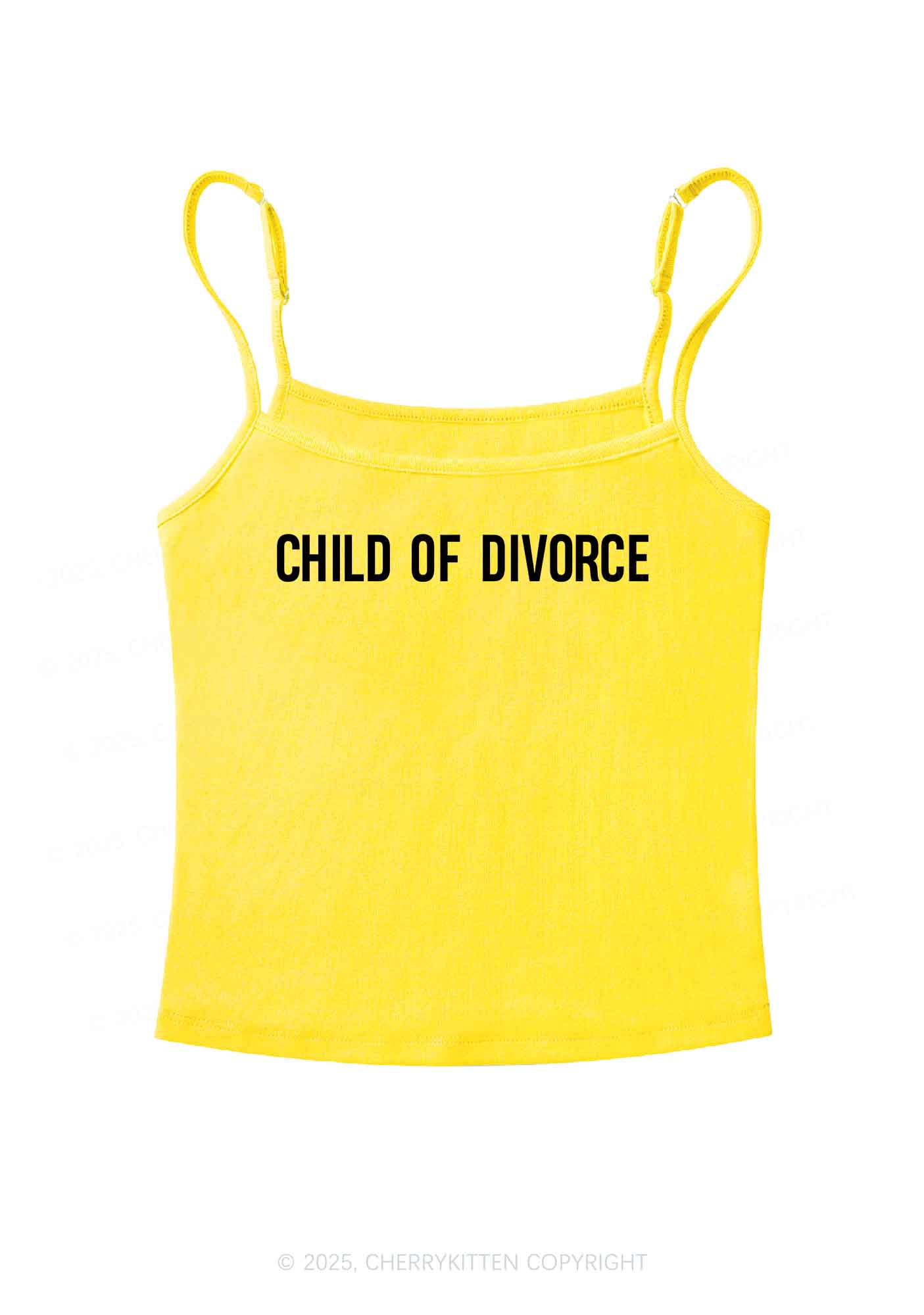 Child Of Divorce Y2K Spaghetti Strap Cami Cherrykitten