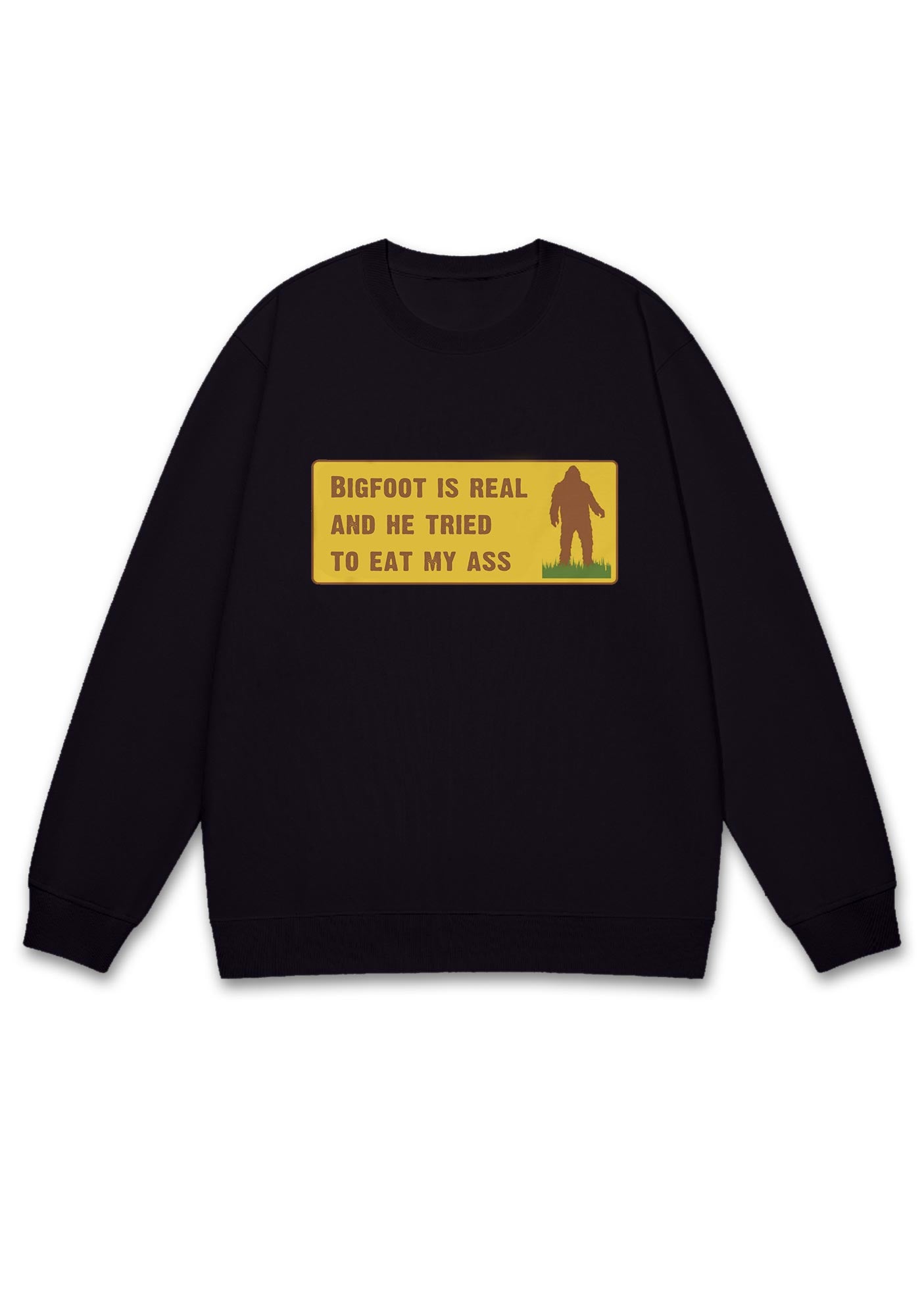Bigfoot Is Real Y2K Sweatshirt