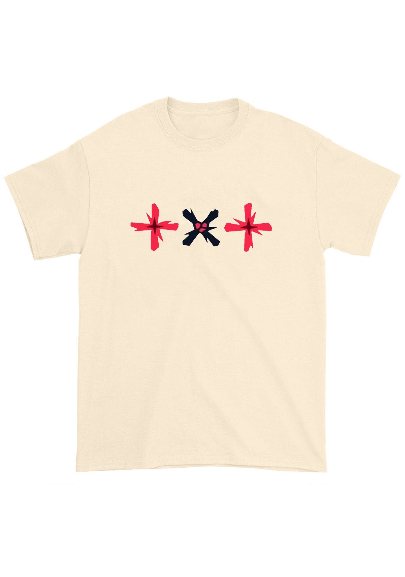 Txt Red&Black Txt Kpop Chunky Shirt