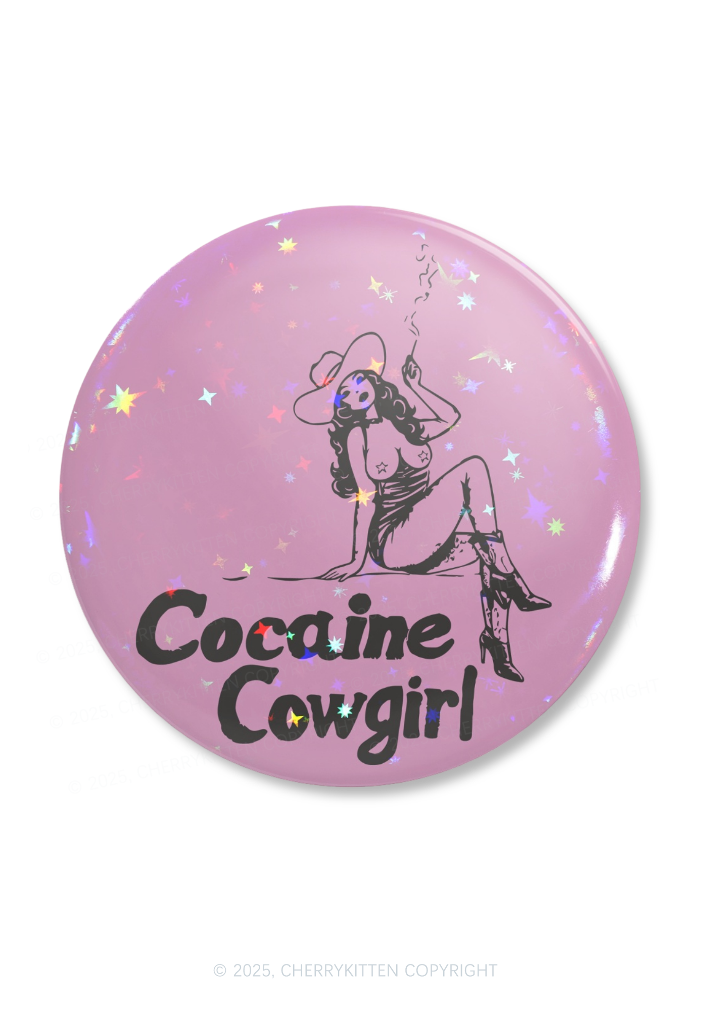 Cola Cowgirl 1Pc Y2K Pin Badge Cherrykitten