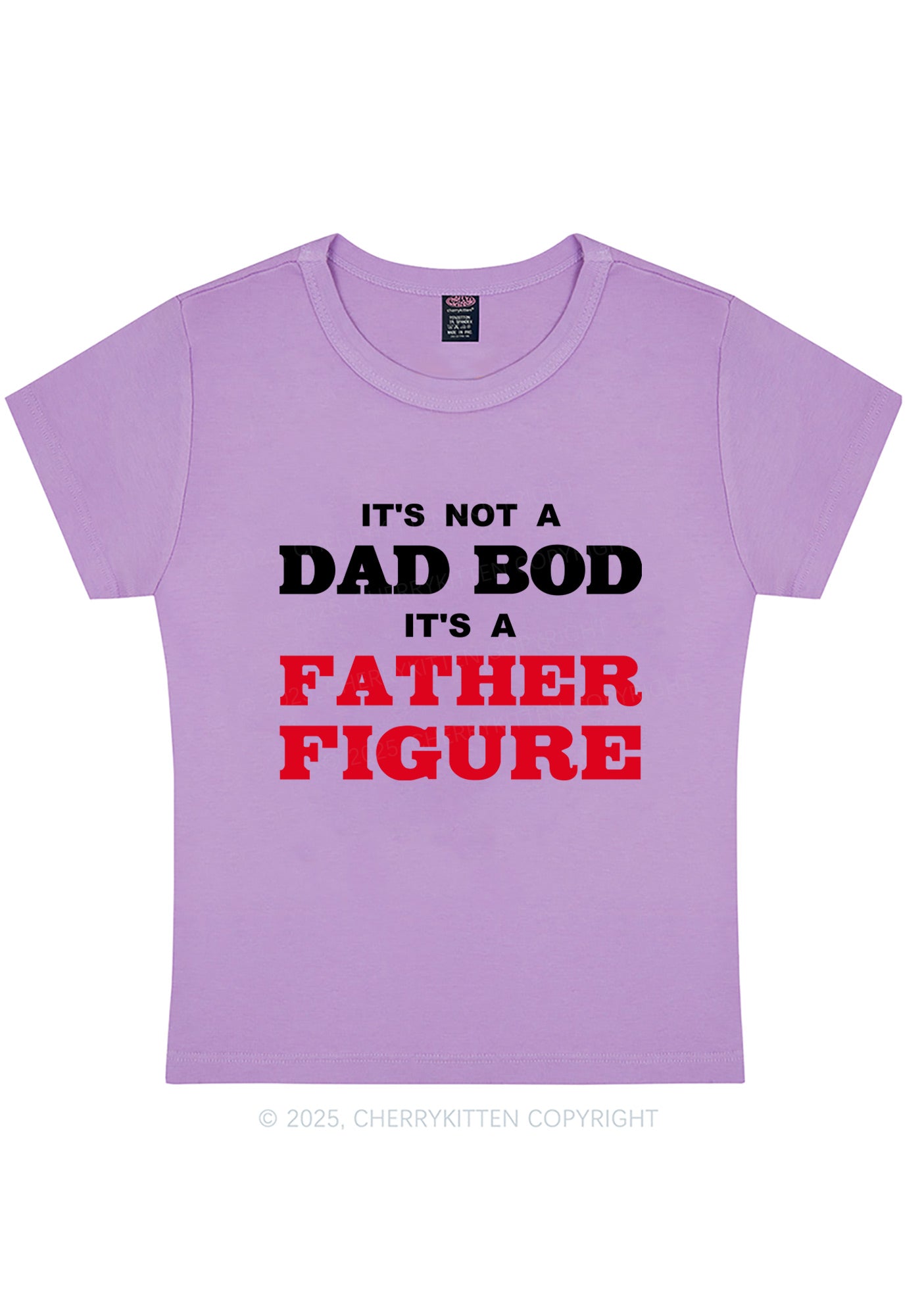 Dad Bod Father Figure Y2K Baby Tee Cherrykitten
