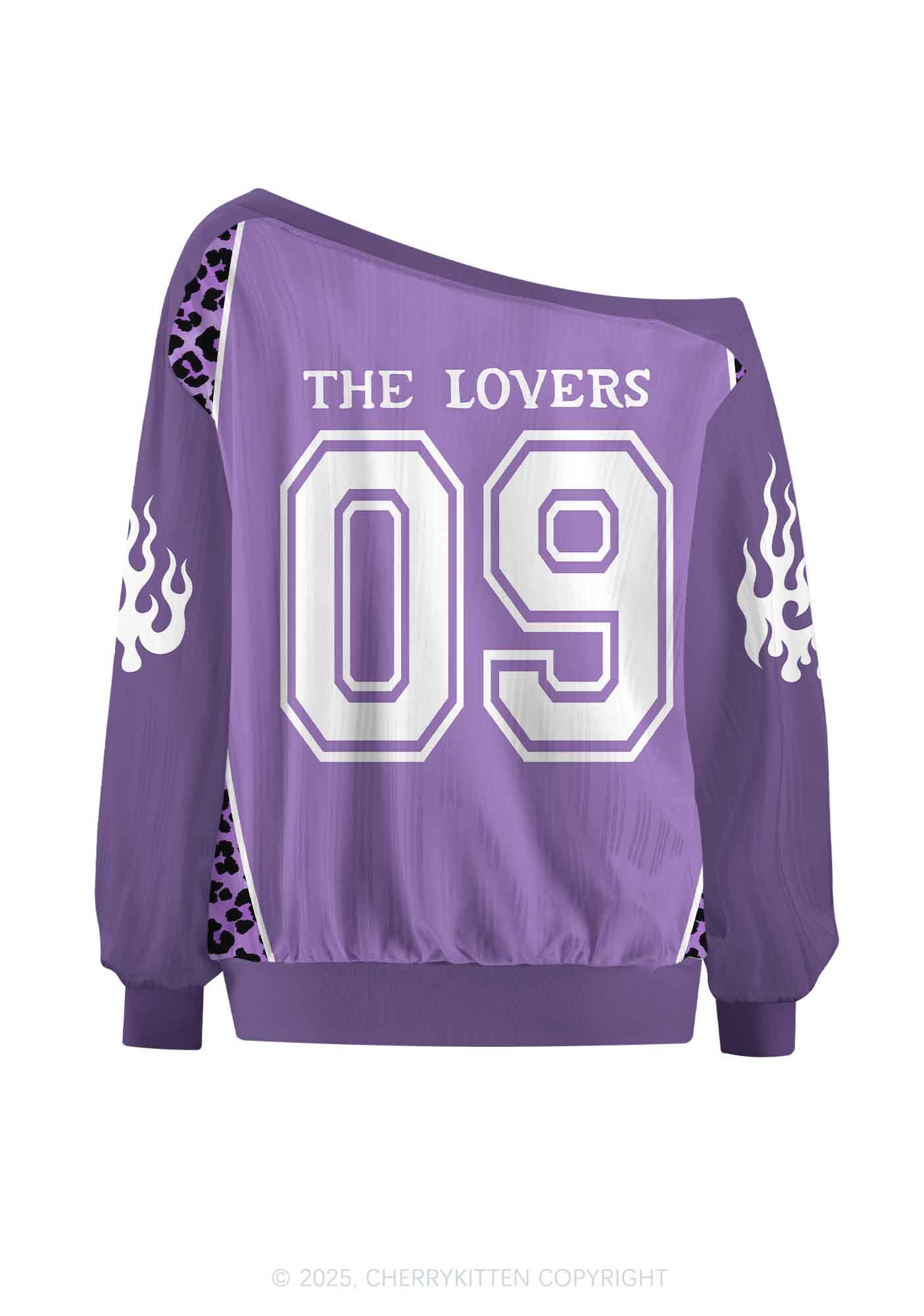 Custom Halloween The Lovers Y2K Off Shoulder Long Sleeve Sport Jersey Shirts Cherrykitten