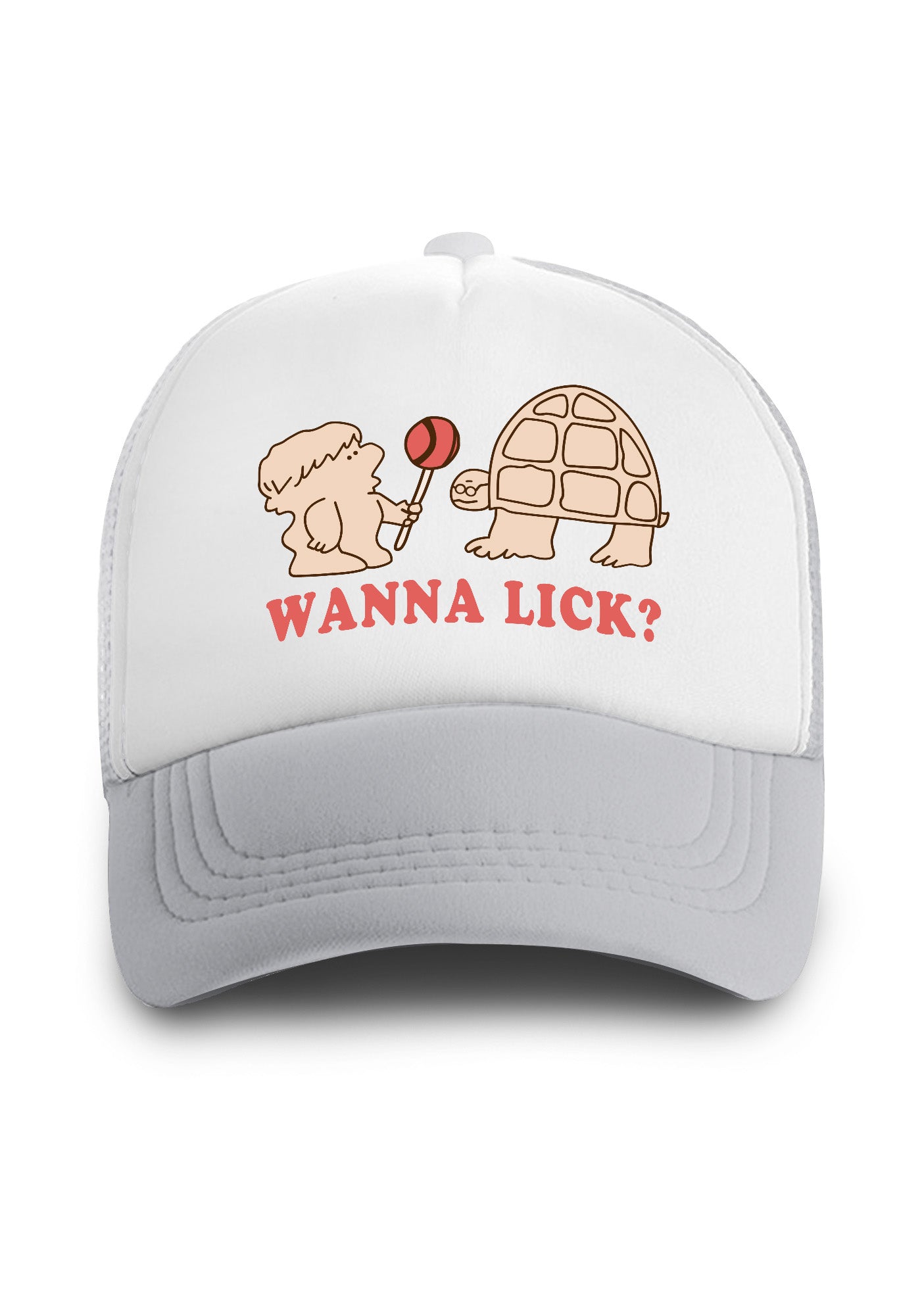 Wanna Lick Lollipop Trucker Hat