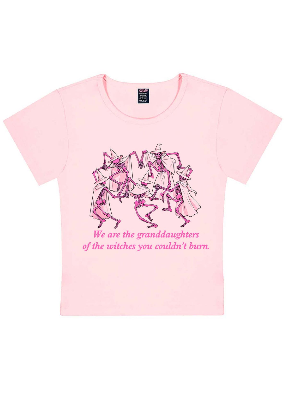Halloween Granddaughters Of The Witches Y2K Baby Tee Cherrykitten