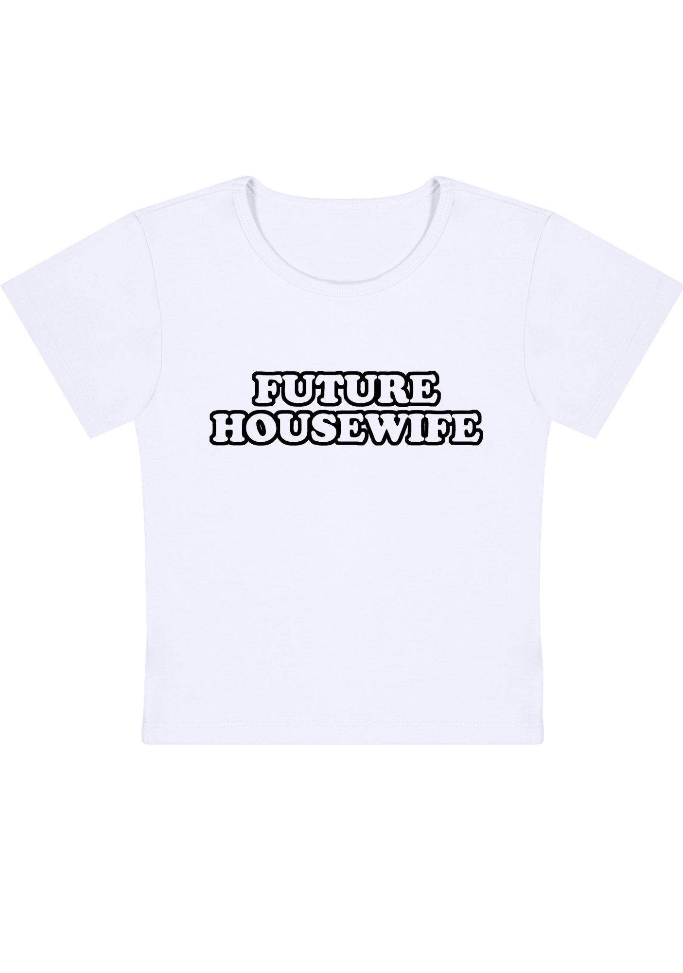 Curvy Future Housewife Baby Tee