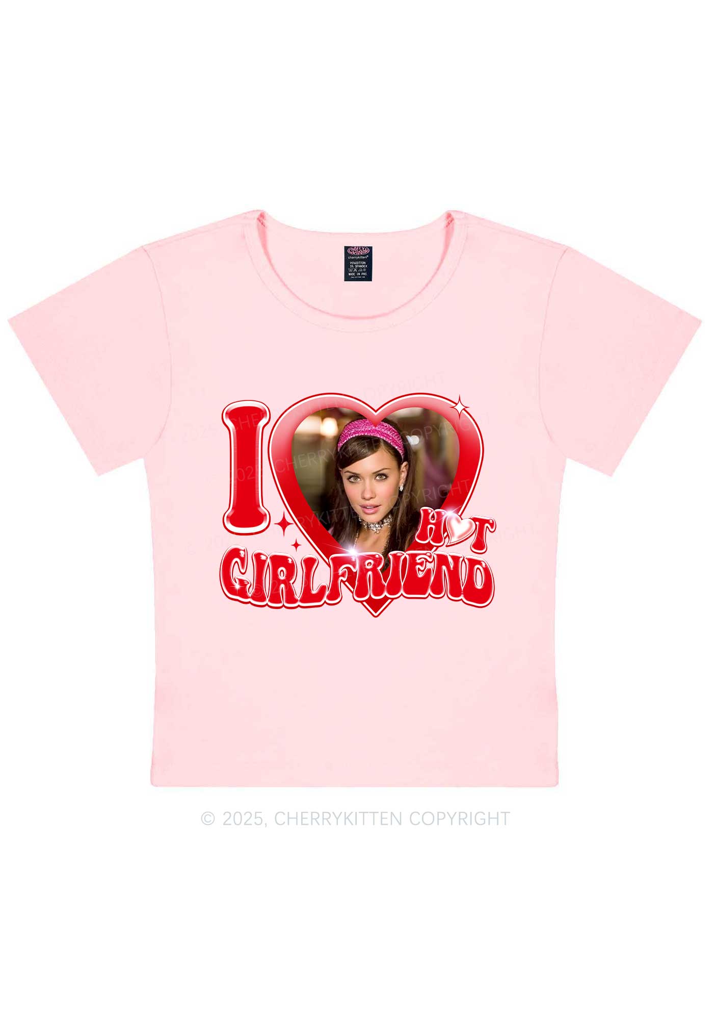 Custom I Love My Hot Girlfriend Y2K Baby Tee Cherrykitten