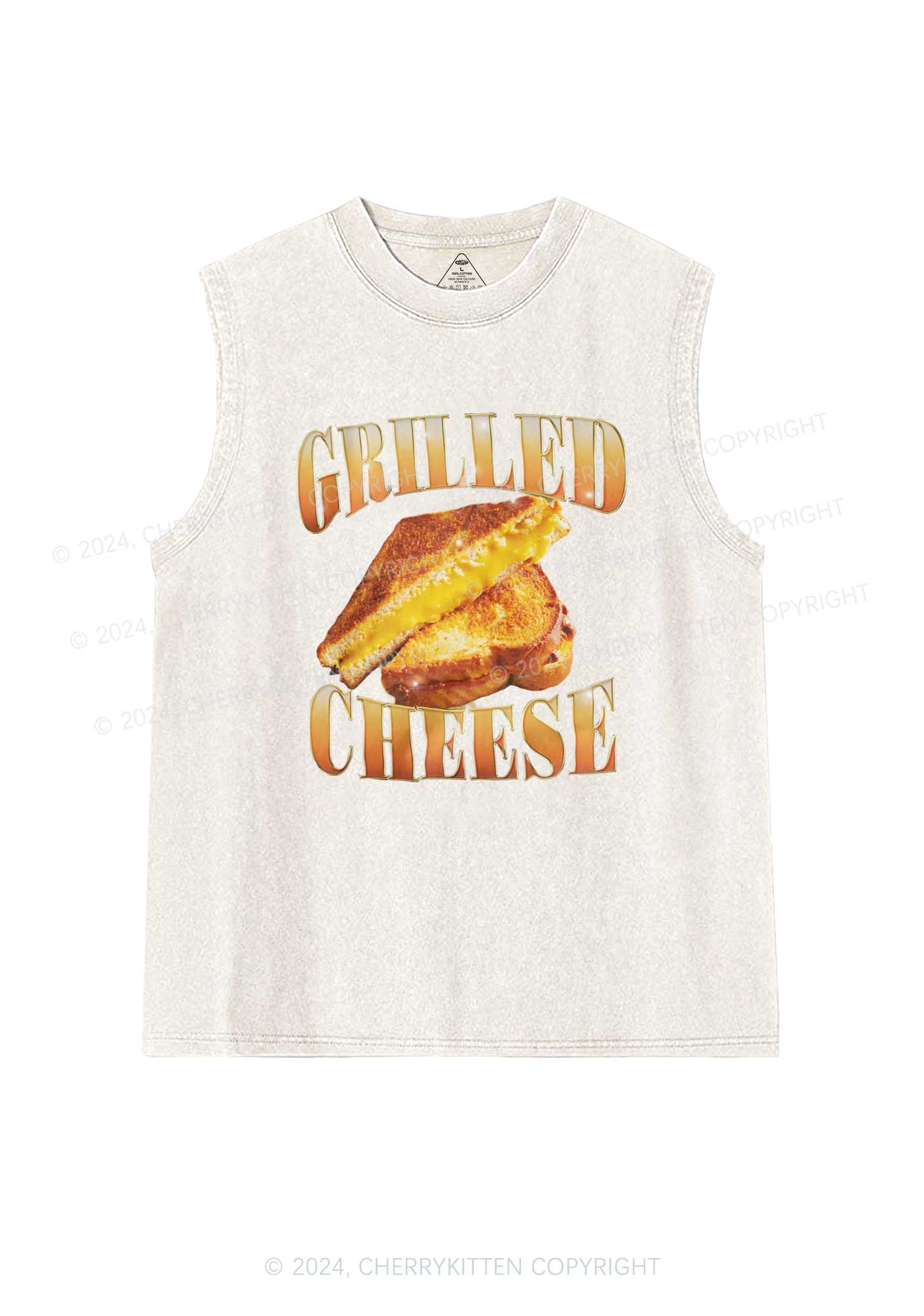 Grilled Cheese Y2K Washed Tank Cherrykitten