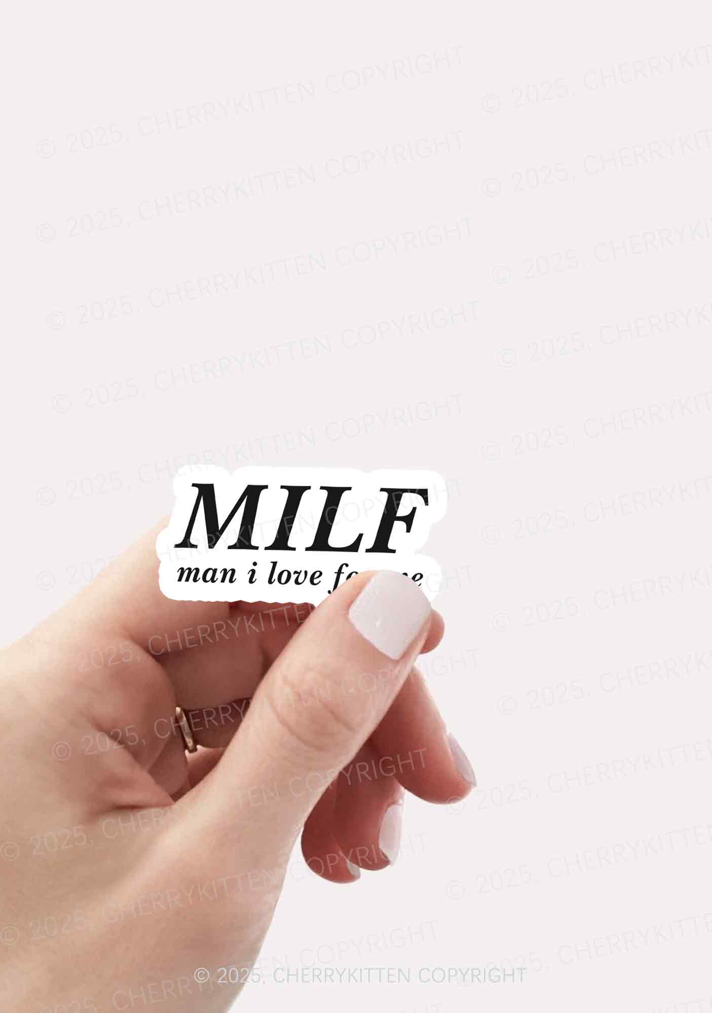 Man I Love Femme Pride 1Pc Y2K Sticker Cherrykitten