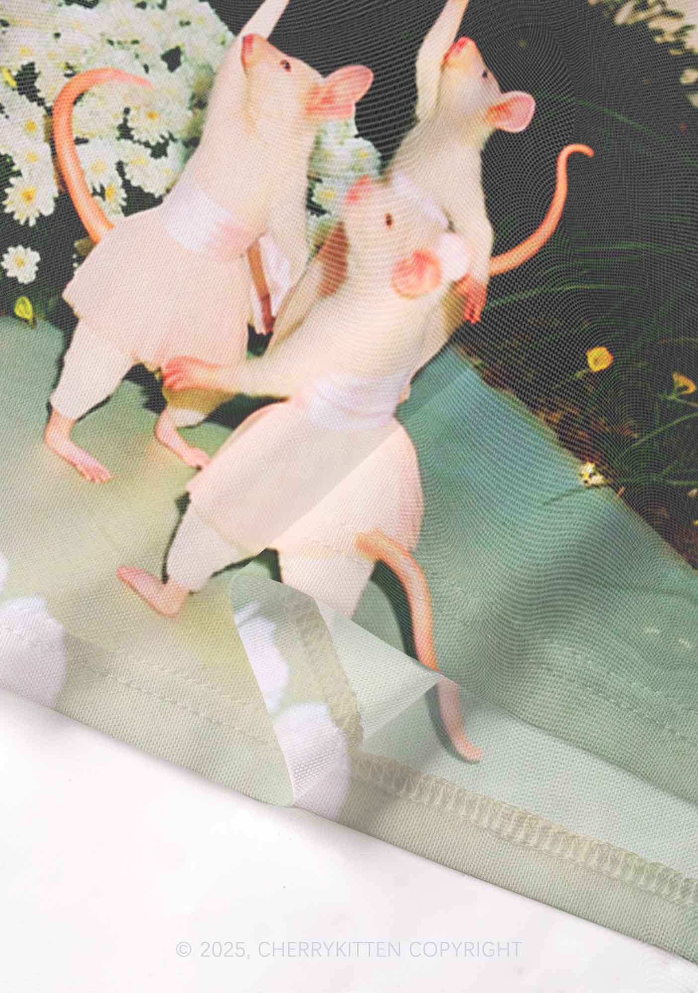 Ballet Rats Y2K Mesh Cami Tank Cherrykitten