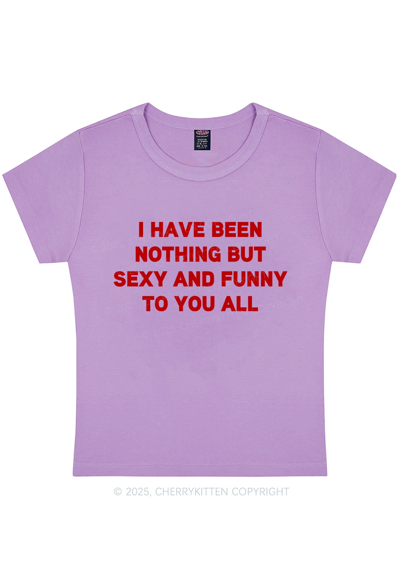 I Have Been Funny Y2K Baby Tee Cherrykitten