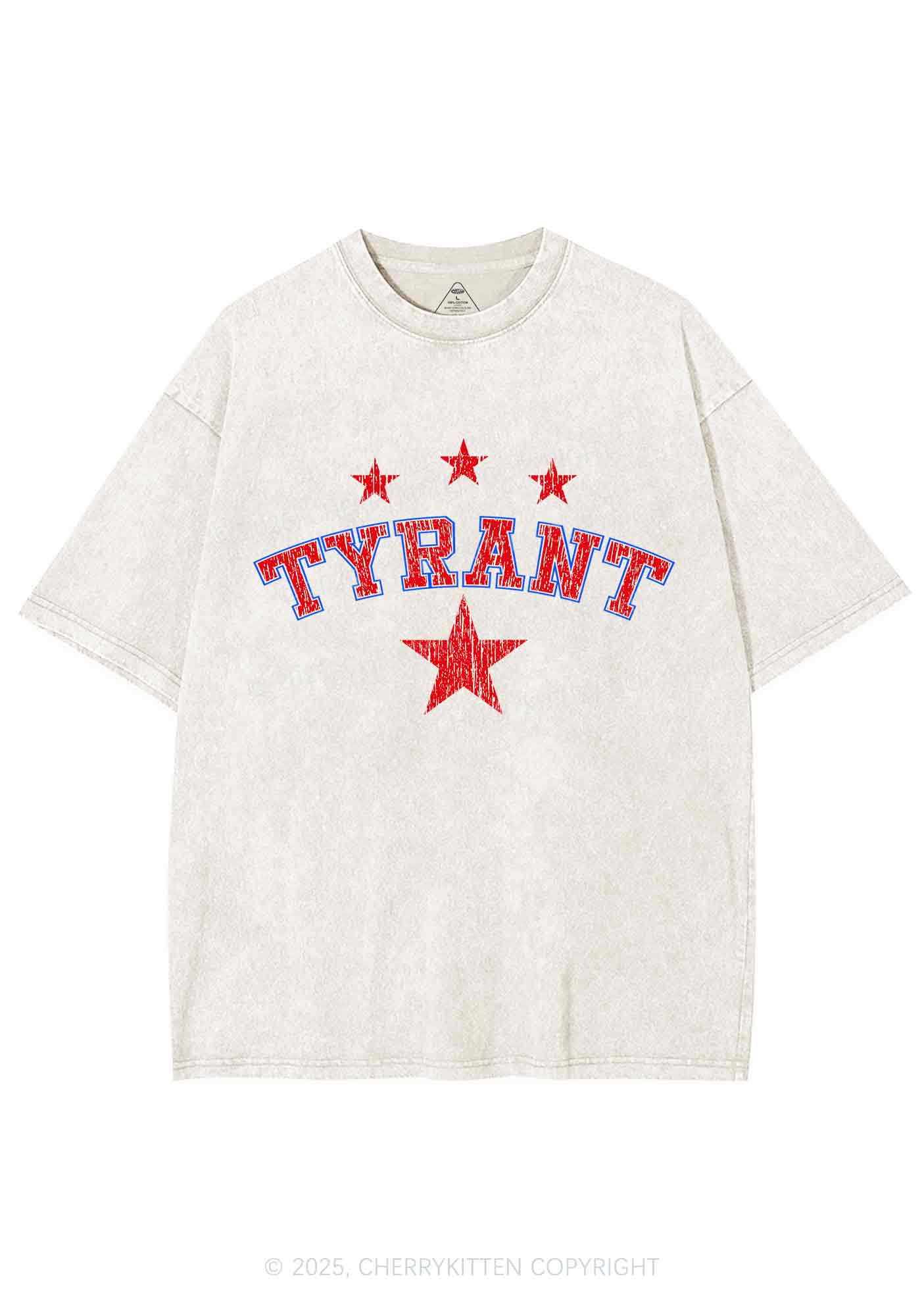 Tyrant Y2K Shirts Washed Tee Cherrykitten