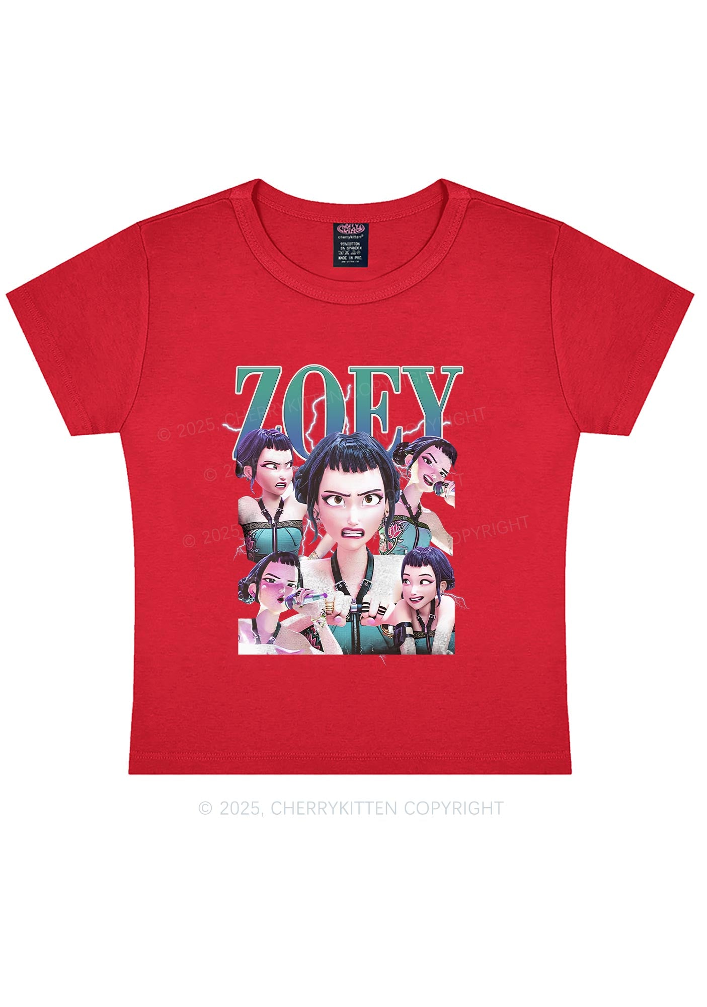 Kpop Girl Y2K Baby Tee Cherrykitten