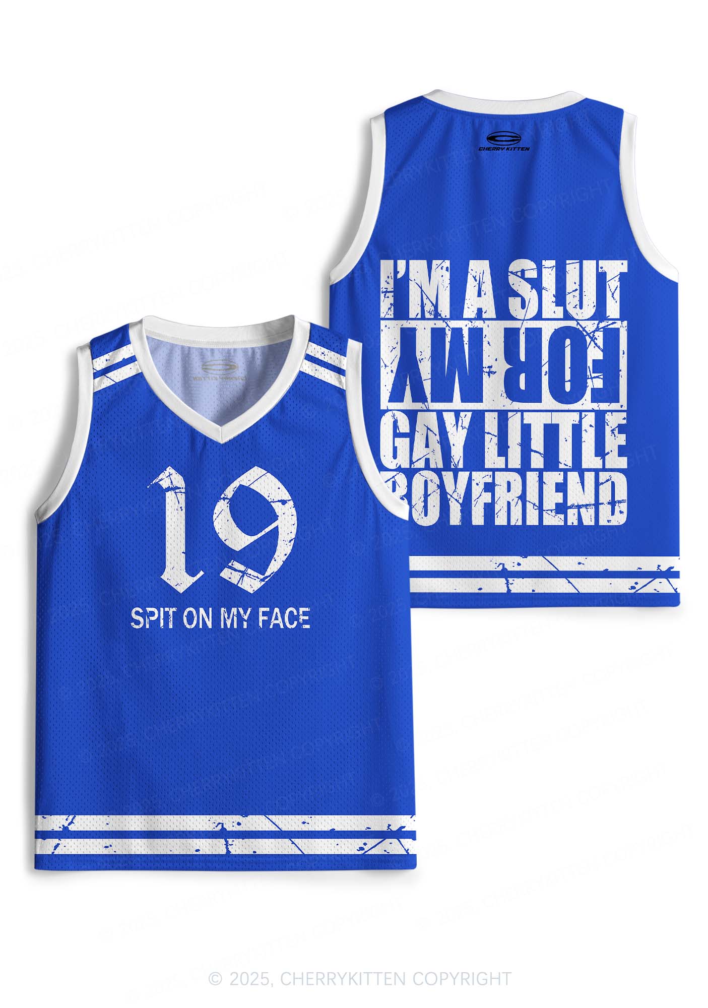 Custom Spit On Face Y2K Sport Jersey Tank Cherrykitten