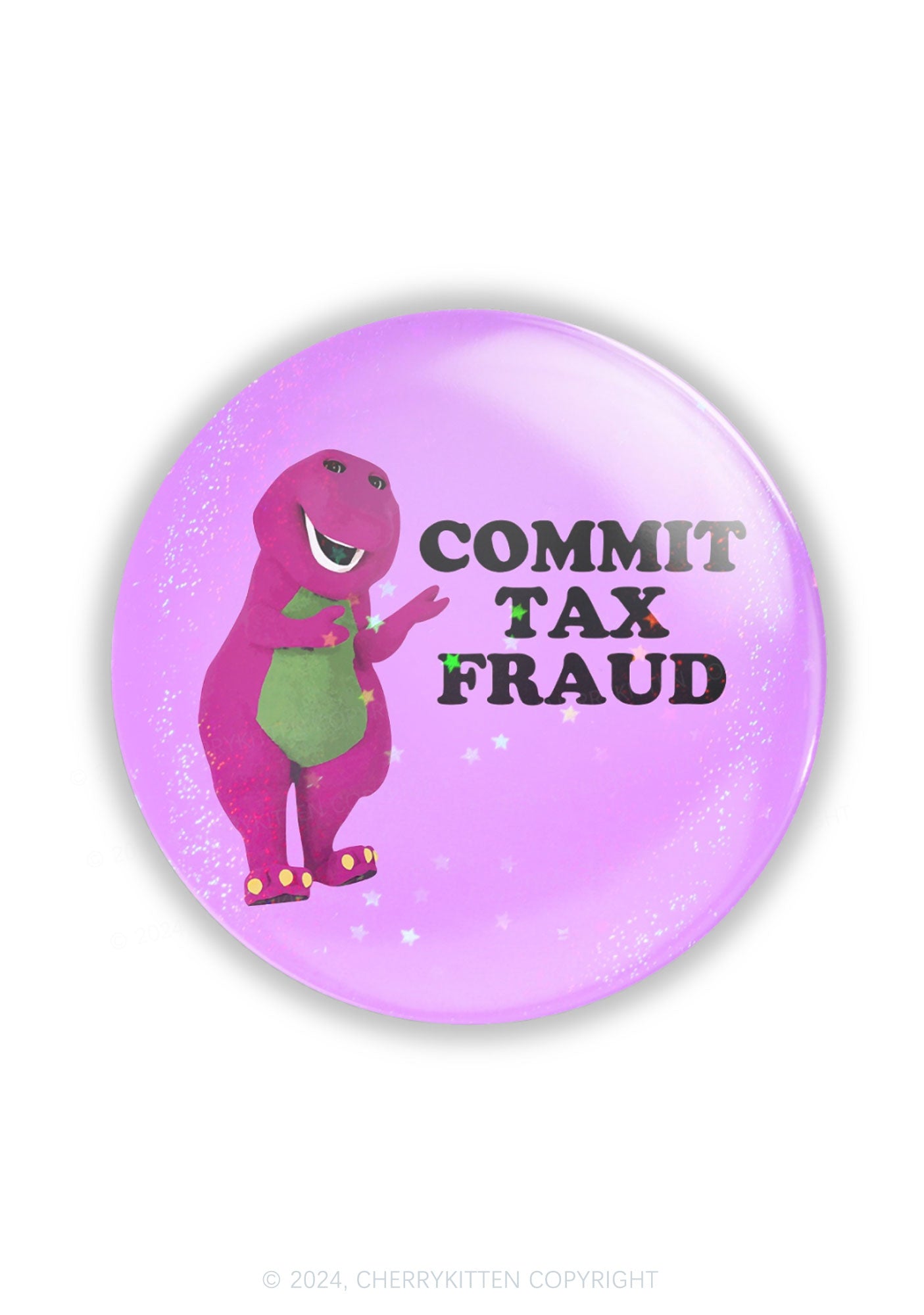Tax Fraud 1Pc Y2K Pin Badge Cherrykitten