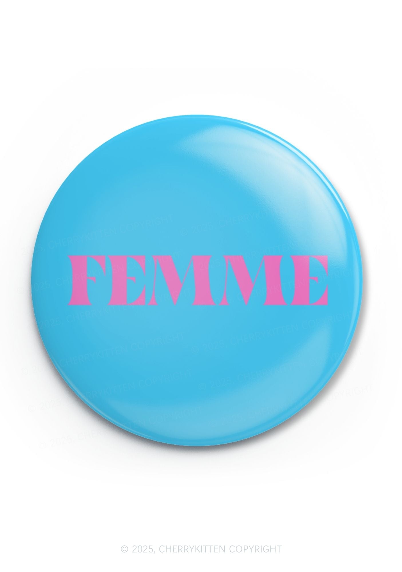Femme Pride 1Pc Y2K Pin Badge Cherrykitten