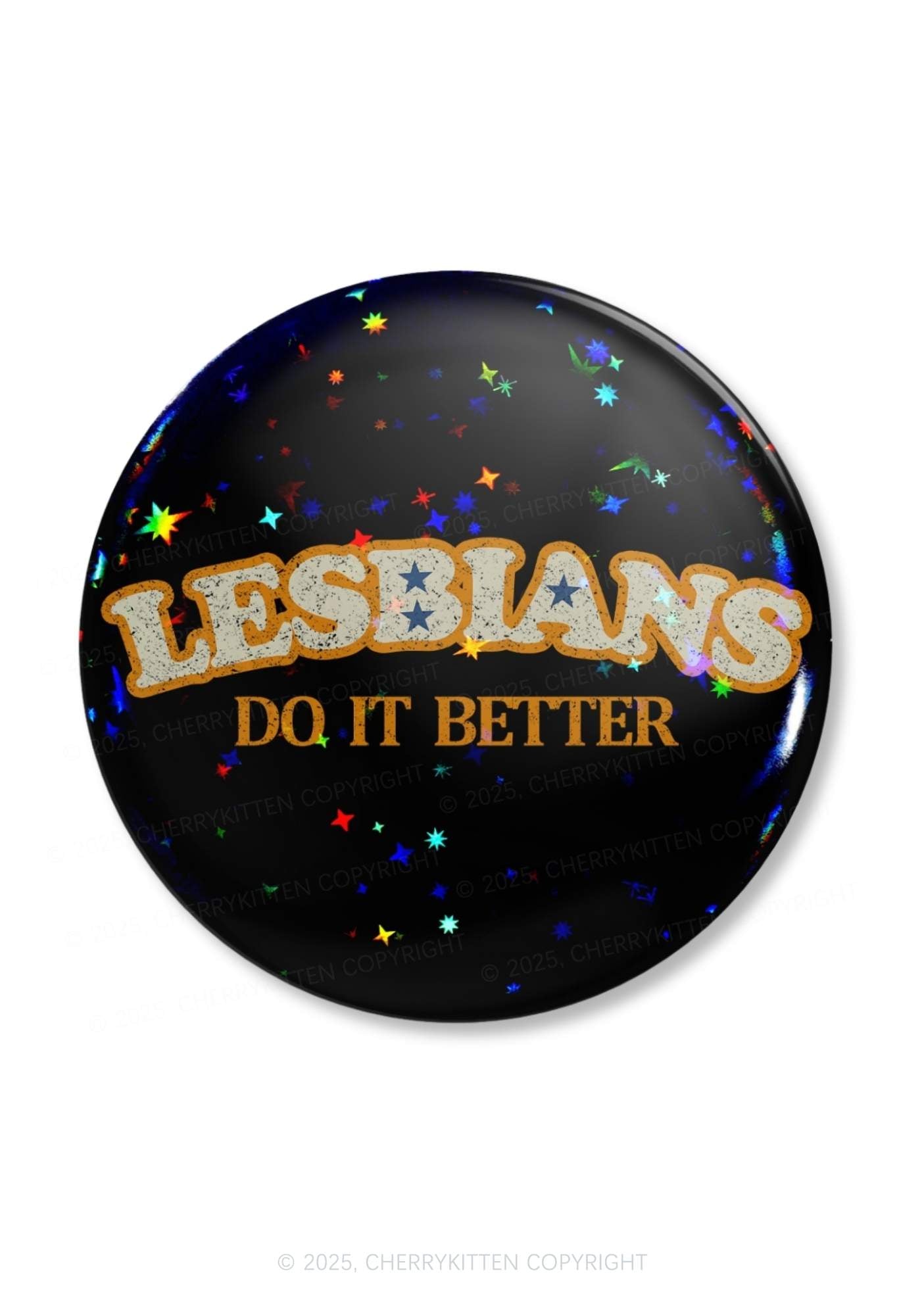 Lesbians Do It Better Pride 1Pc Y2K Pin Badge Cherrykitten