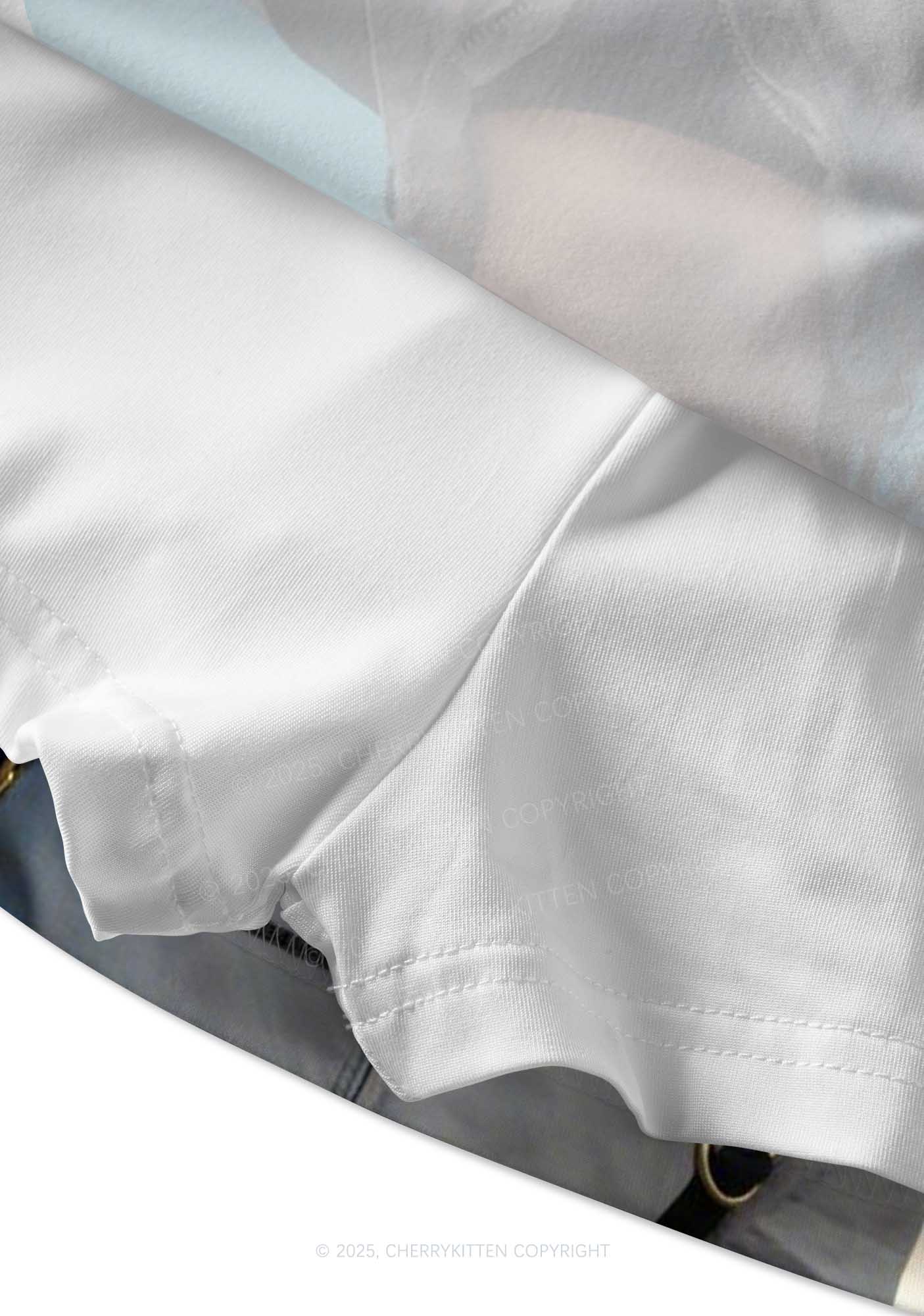 Jacket Daddy SH Y2K Print Mini Skirt Cherrykitten