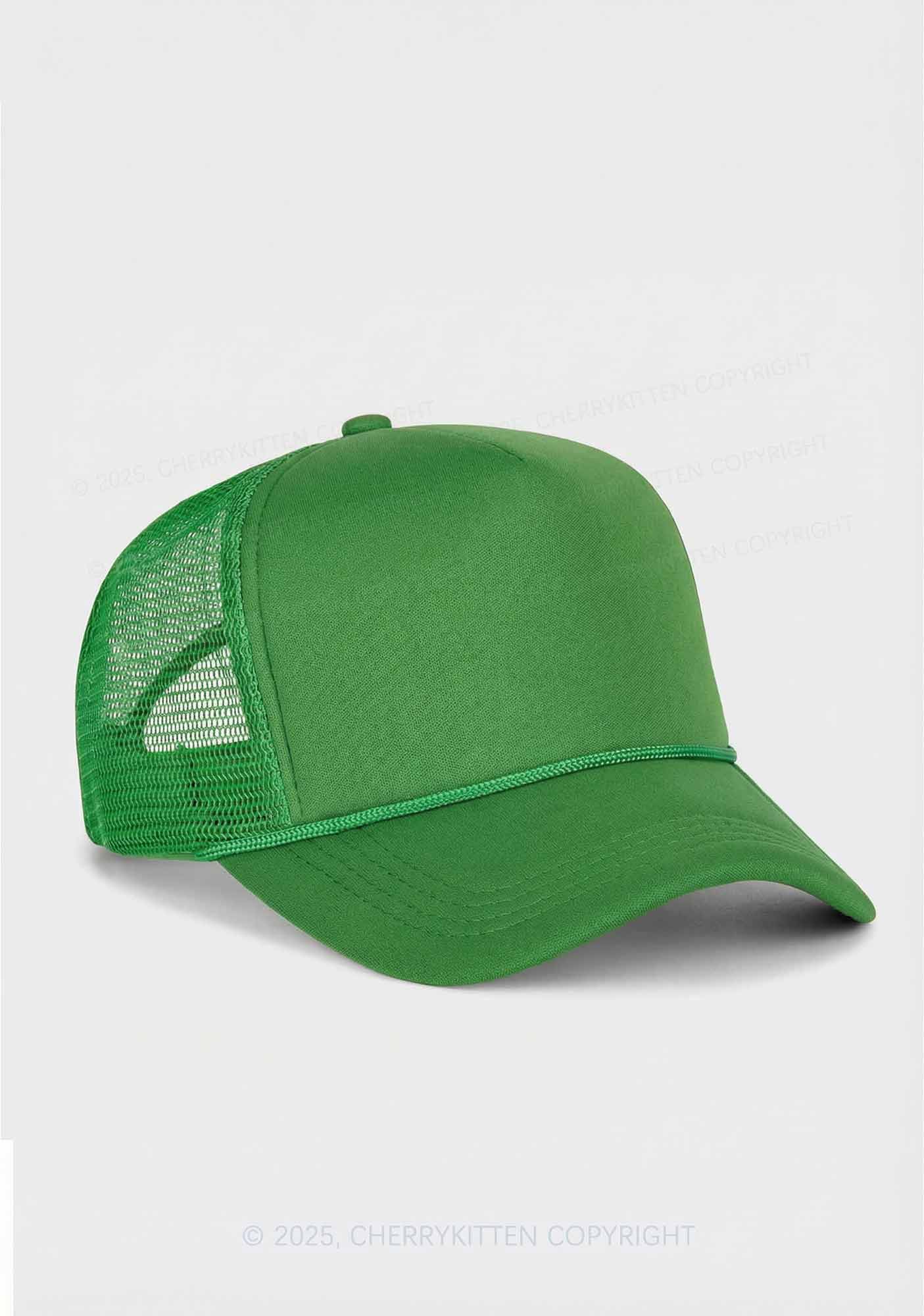 I Love My Autistic GF BF Valentine's Day Y2K Trucker Hat Cherrykitten