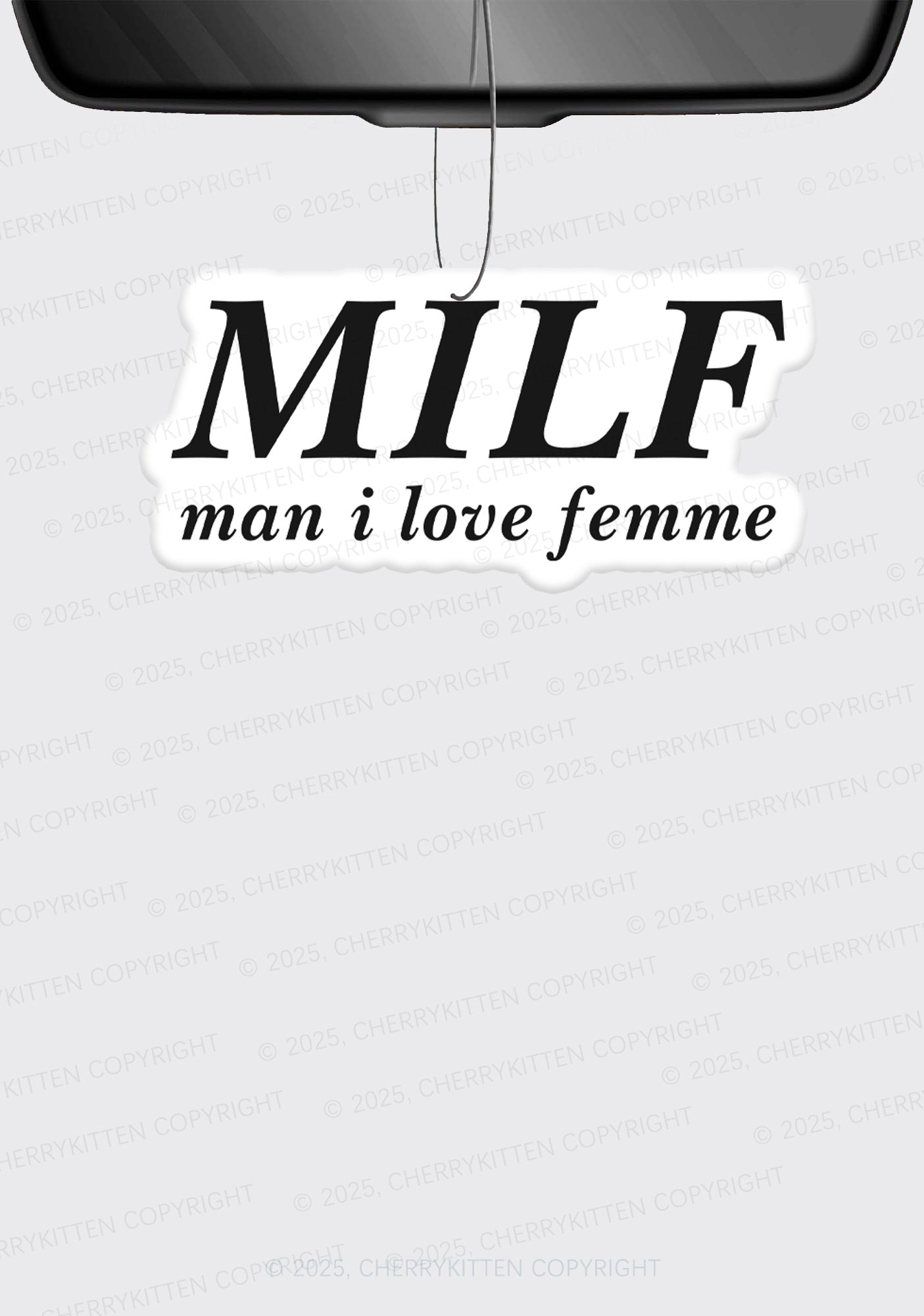 Man I Love Femme Pride 1Pc Y2K Car Air Freshener Cherrykitten