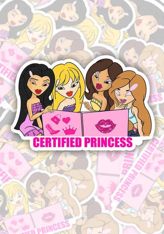 Certified Princess Lip Print 1Pc Y2K Sticker Cherrykitten